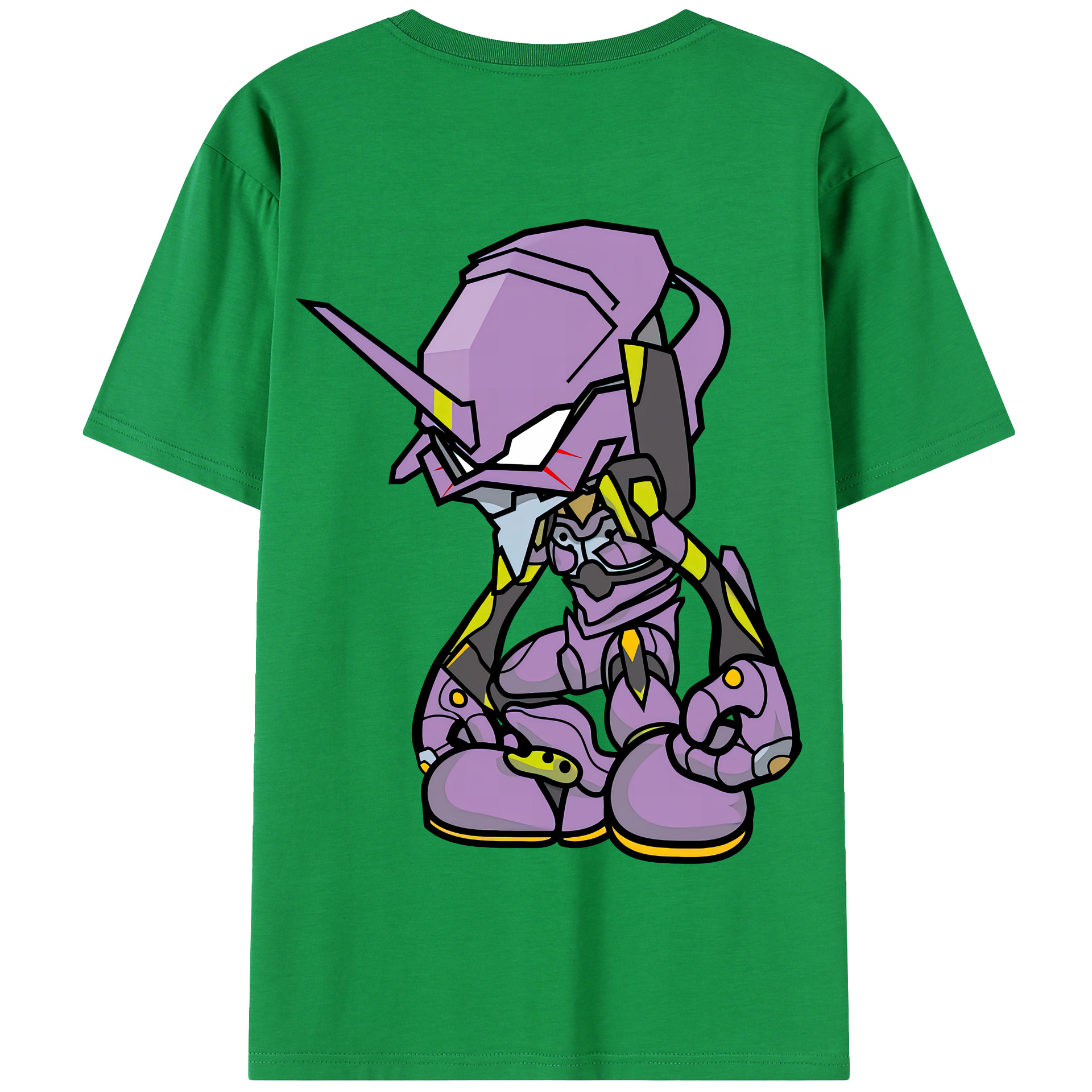 （画像用） EVA 新世紀エヴァンゲリオン 綿100％半袖Tシャツ（背面プリント）