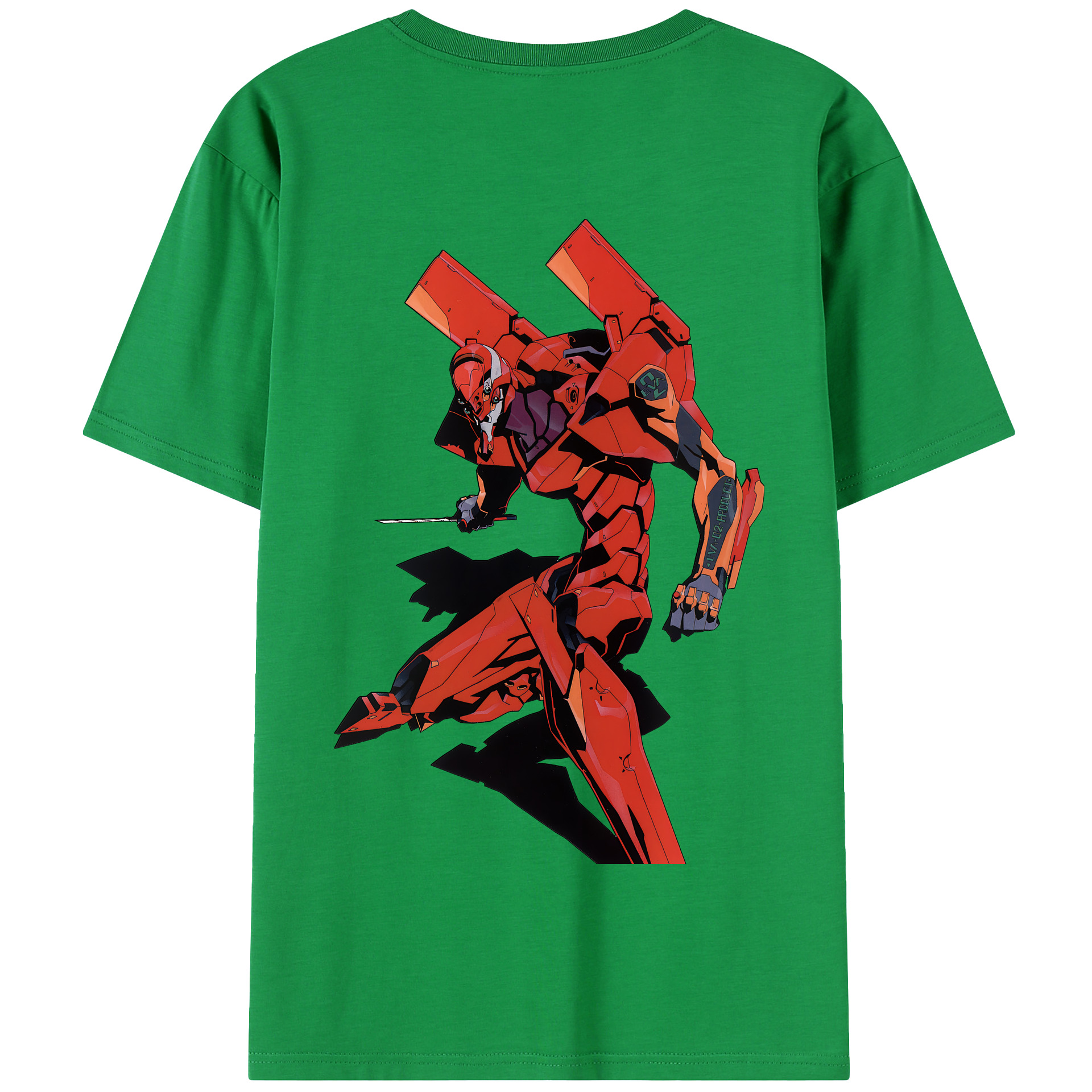 （画像用） EVA 新世紀エヴァンゲリオン 綿100％半袖Tシャツ（背面プリント）