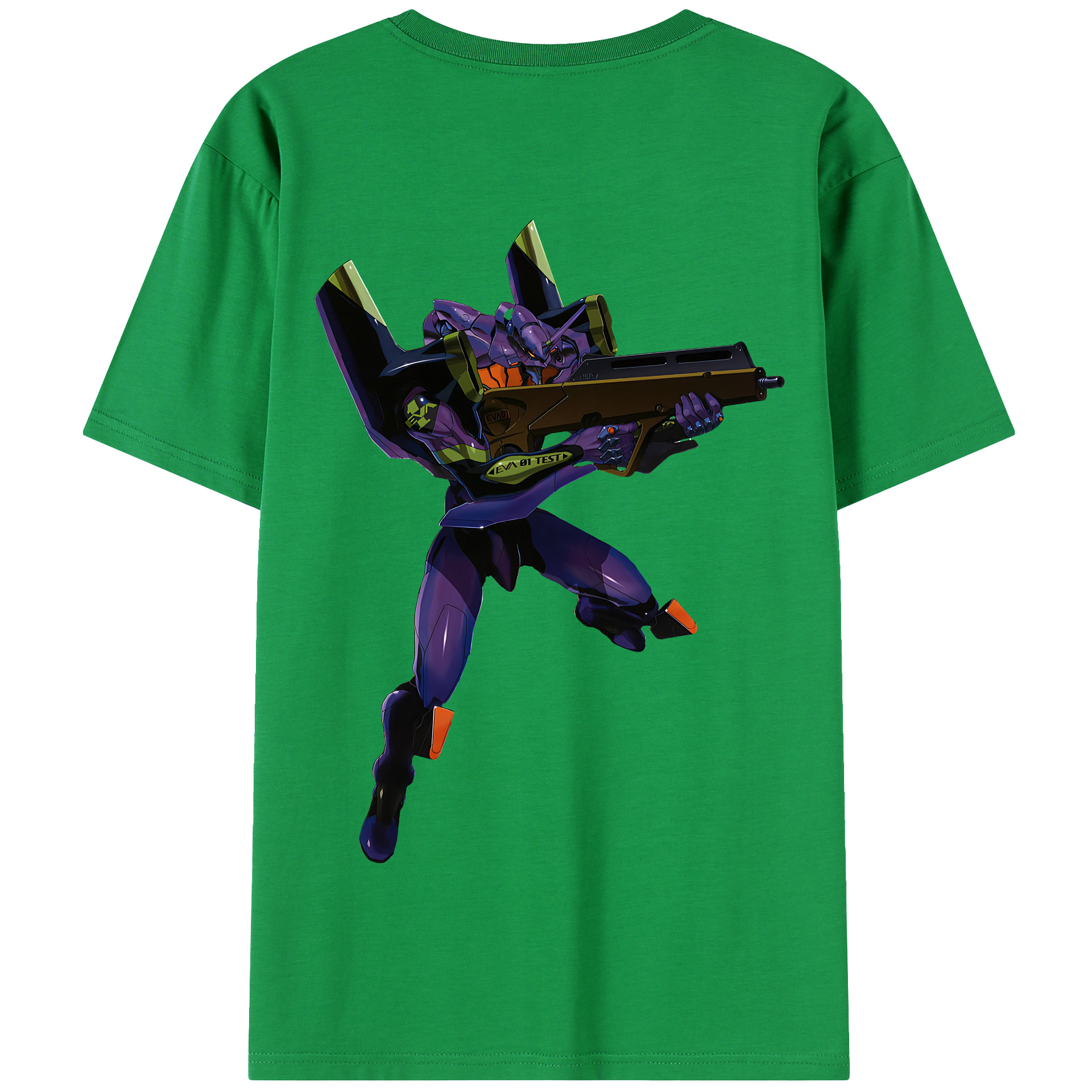 （画像用） EVA 新世紀エヴァンゲリオン 綿100％半袖Tシャツ（背面プリント）