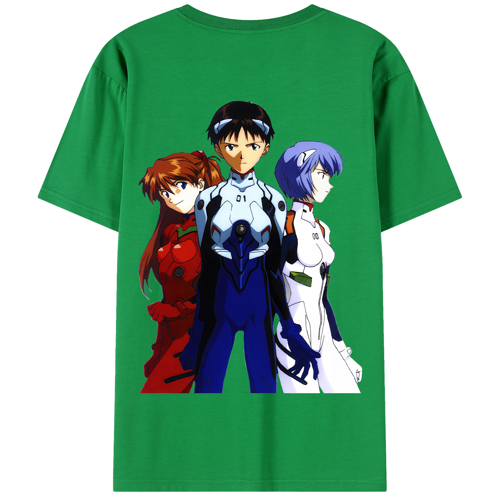 （画像用） EVA 新世紀エヴァンゲリオン 綿100％半袖Tシャツ（背面プリント）