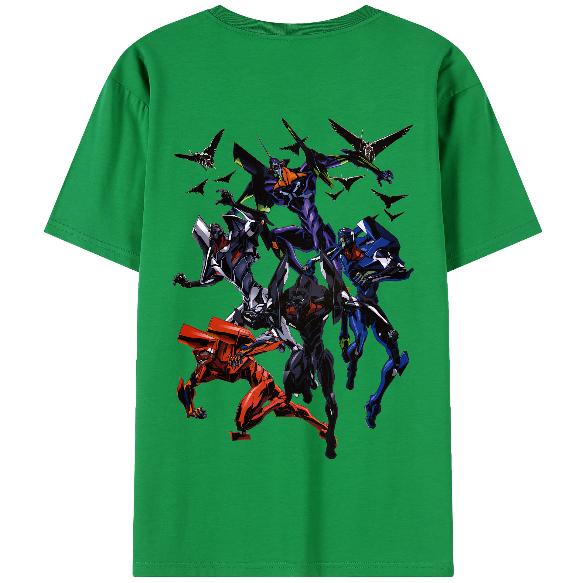 （画像用） EVA 新世紀エヴァンゲリオン 綿100％半袖Tシャツ（背面プリント）