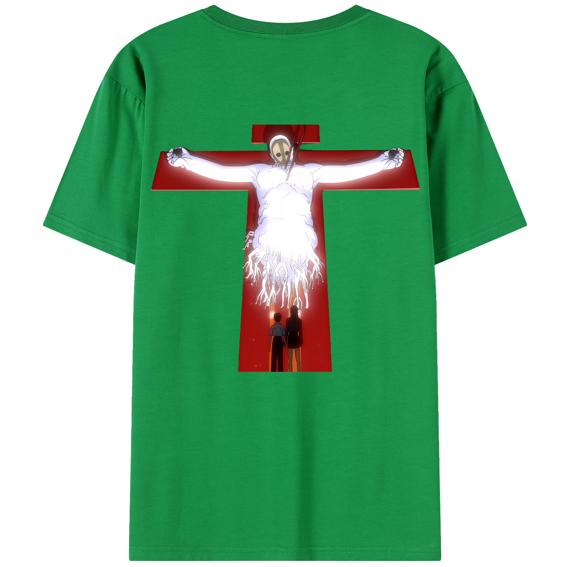 （画像用） EVA 新世紀エヴァンゲリオン 綿100％半袖Tシャツ（背面プリント）