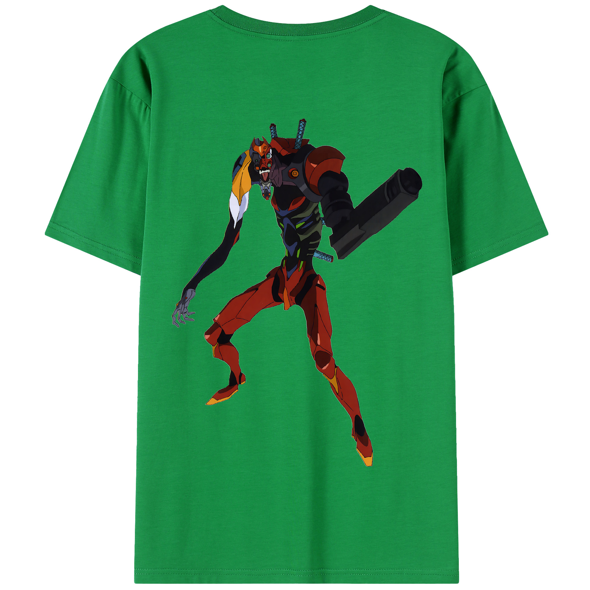 （画像用） EVA 新世紀エヴァンゲリオン 綿100％半袖Tシャツ（背面プリント）