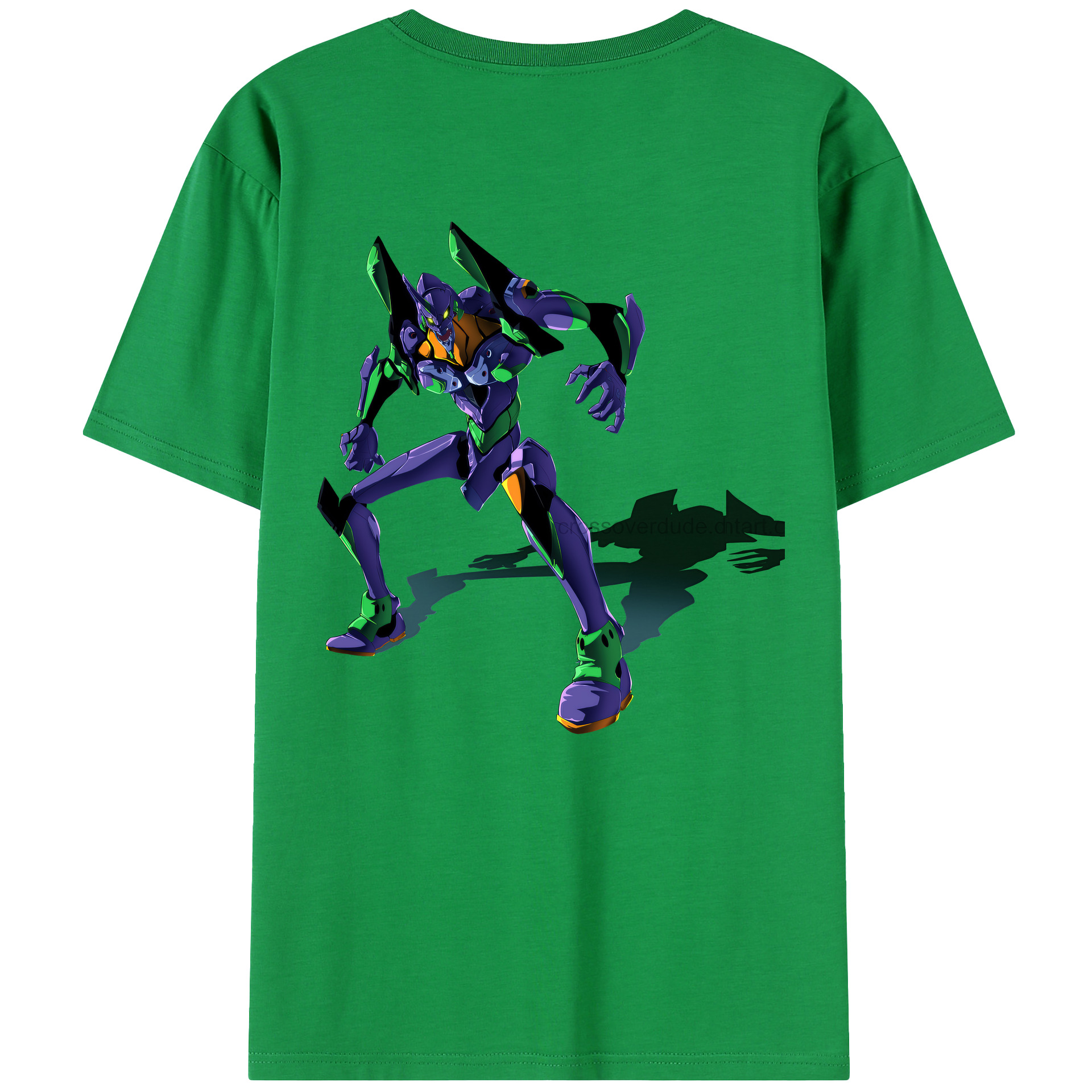 （画像用） EVA 新世紀エヴァンゲリオン 綿100％半袖Tシャツ（背面プリント）