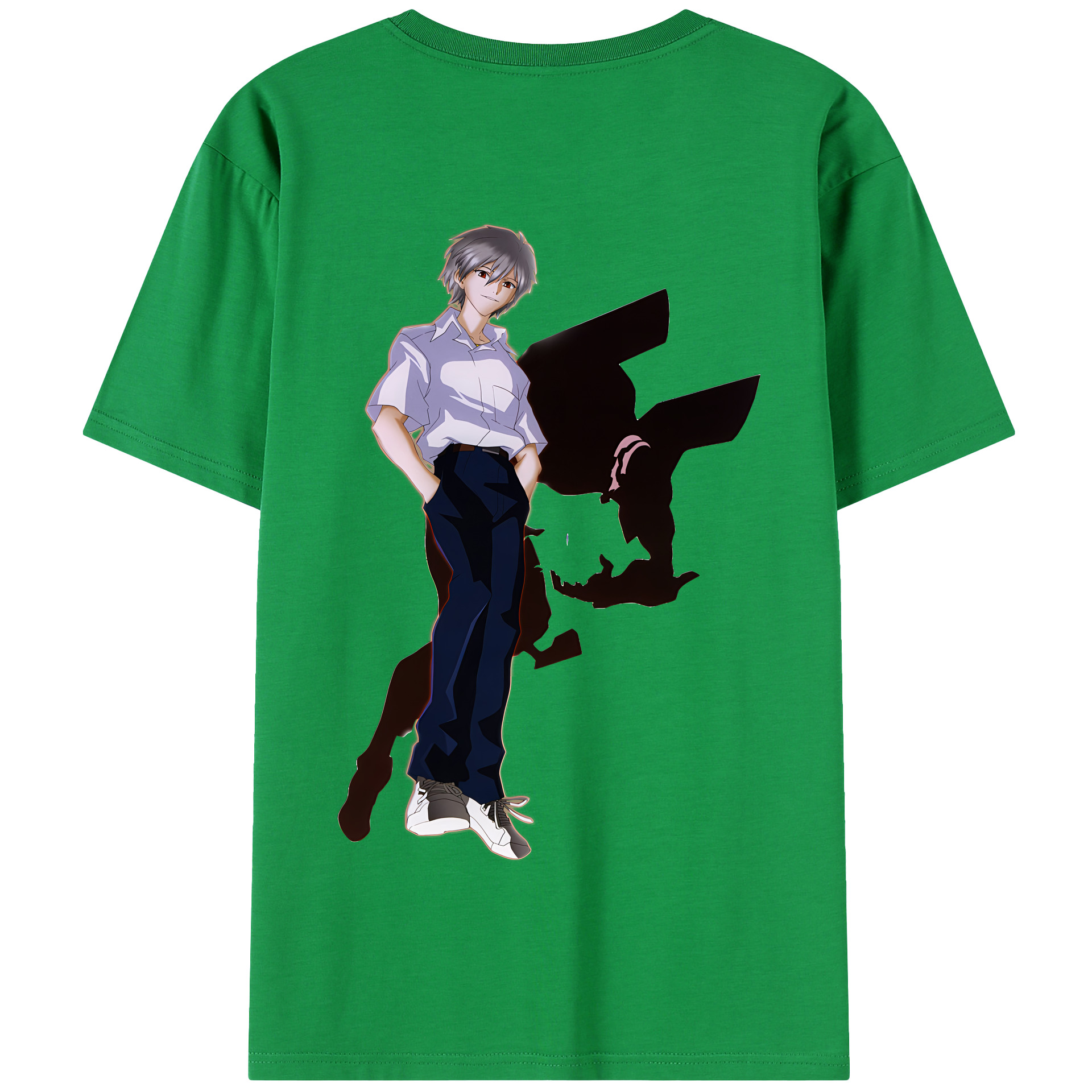 （画像用） EVA 新世紀エヴァンゲリオン 綿100％半袖Tシャツ（背面プリント）