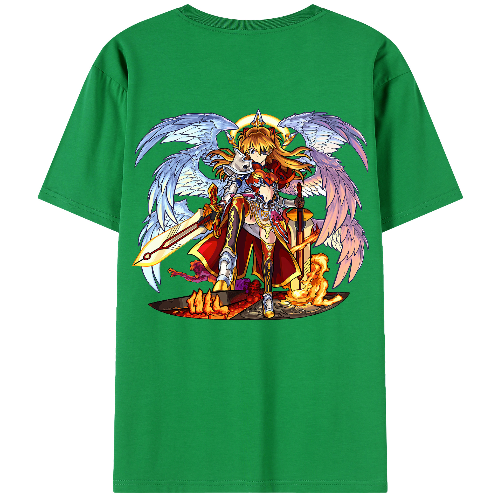 （画像用） EVA 新世紀エヴァンゲリオン 綿100％半袖Tシャツ（背面プリント）