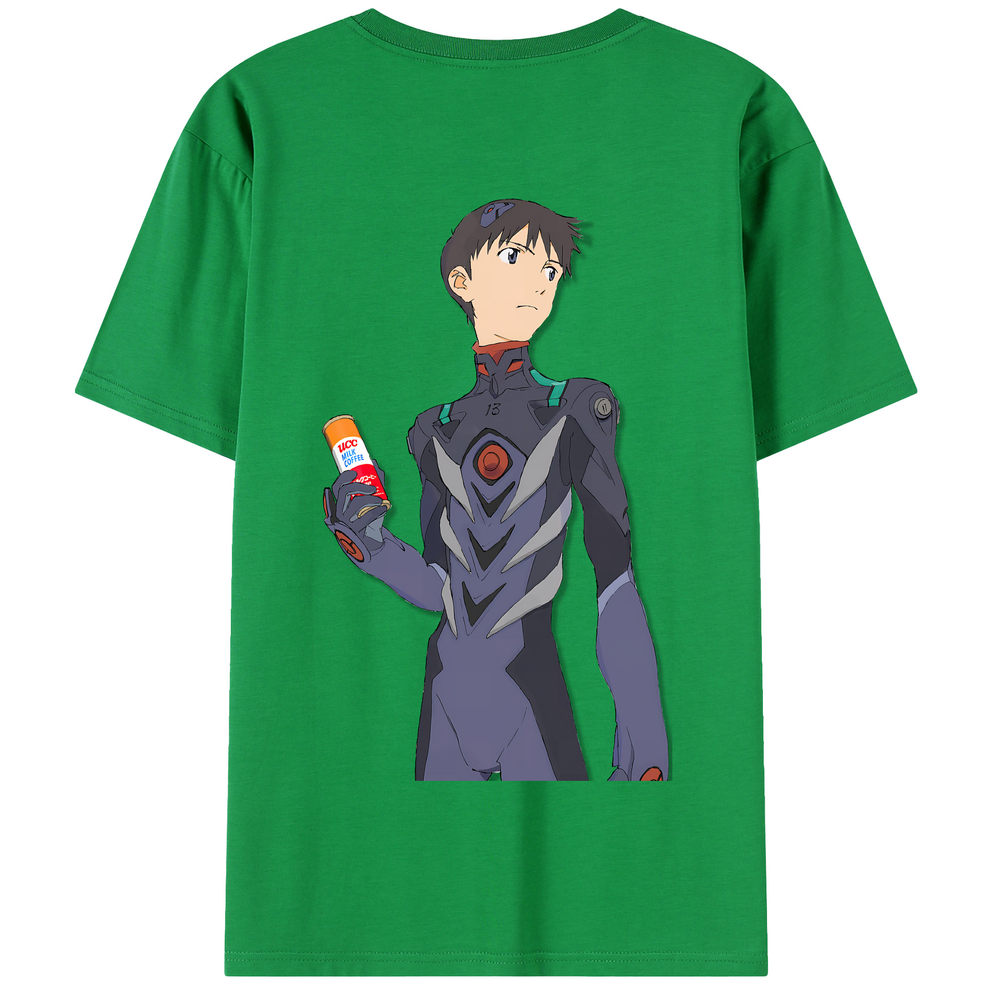 （画像用） EVA 新世紀エヴァンゲリオン 綿100％半袖Tシャツ（背面プリント）