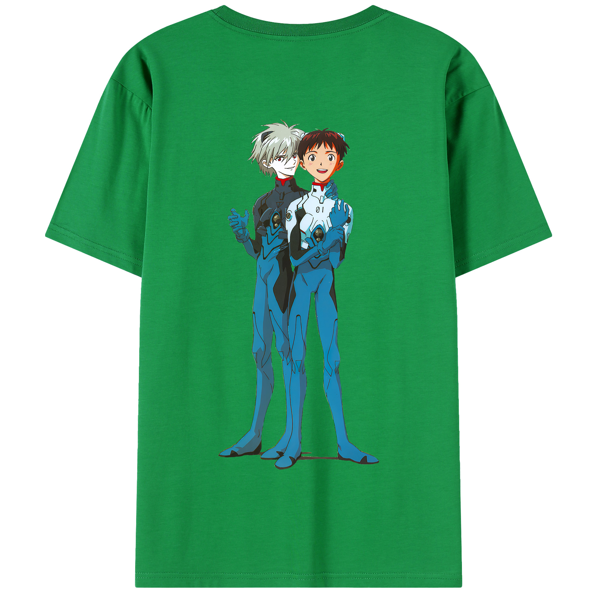 （画像用） EVA 新世紀エヴァンゲリオン 綿100％半袖Tシャツ（背面プリント）