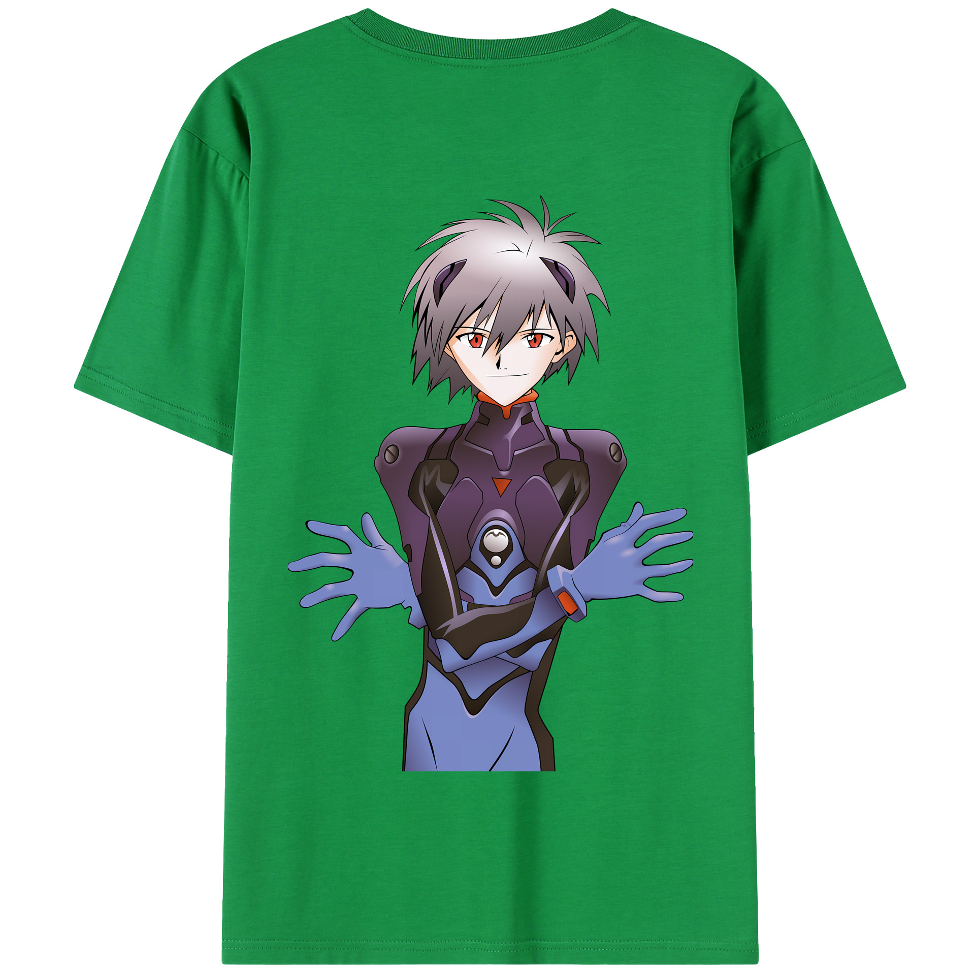 （画像用） EVA 新世紀エヴァンゲリオン 綿100％半袖Tシャツ（背面プリント）