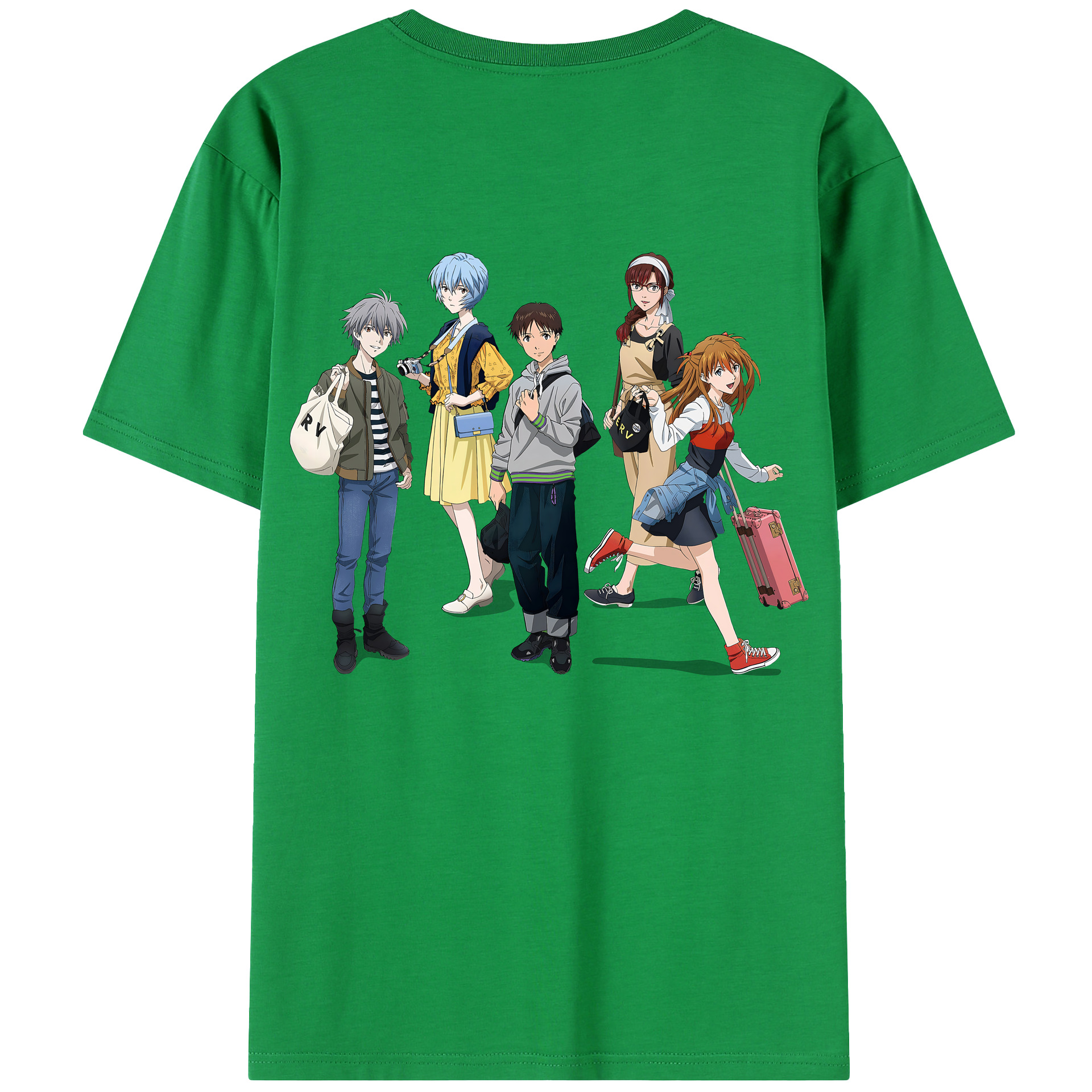 （画像用） EVA 新世紀エヴァンゲリオン 綿100％半袖Tシャツ（背面プリント）