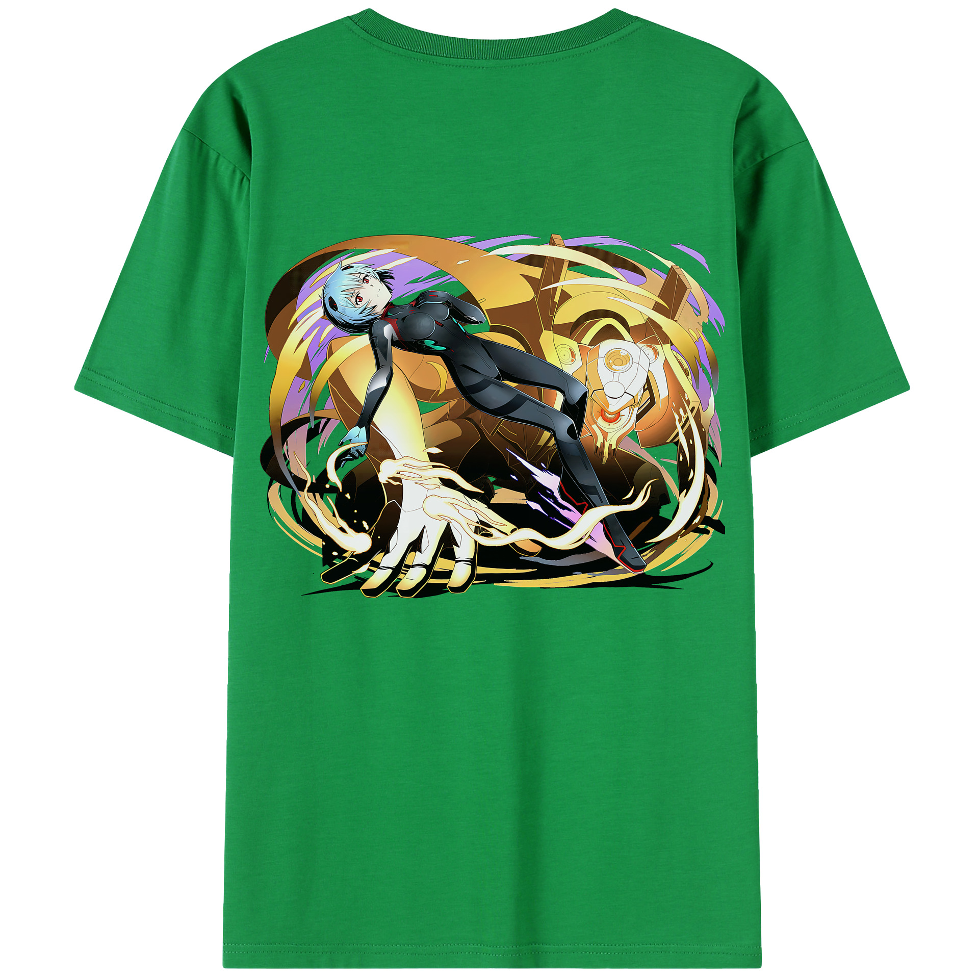 （画像用） EVA 新世紀エヴァンゲリオン 綿100％半袖Tシャツ（背面プリント）