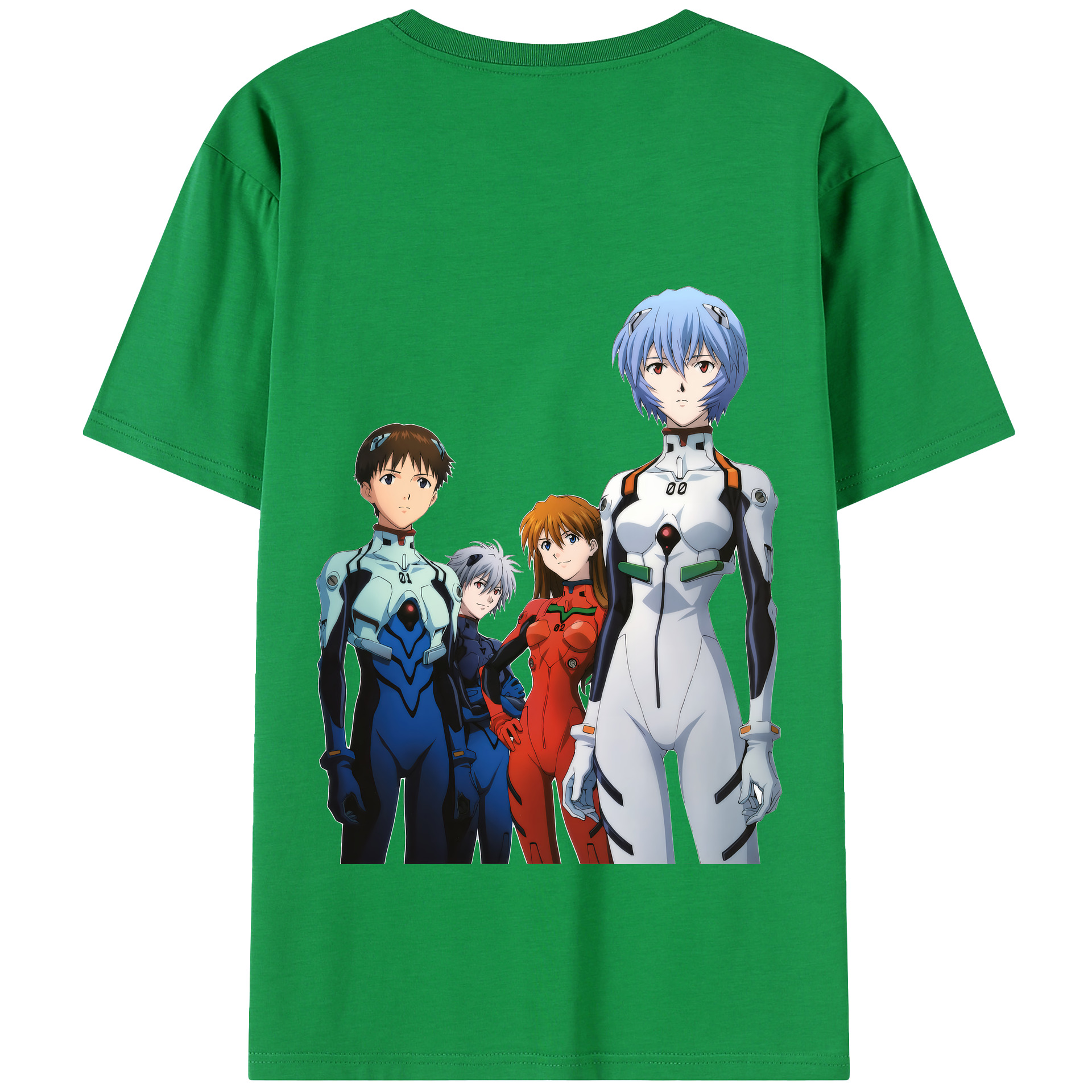 （画像用） EVA 新世紀エヴァンゲリオン 綿100％半袖Tシャツ（背面プリント）