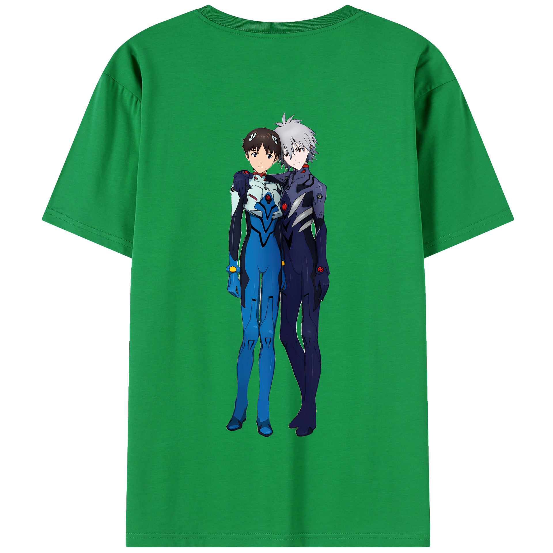（画像用） EVA 新世紀エヴァンゲリオン 綿100％半袖Tシャツ（背面プリント）