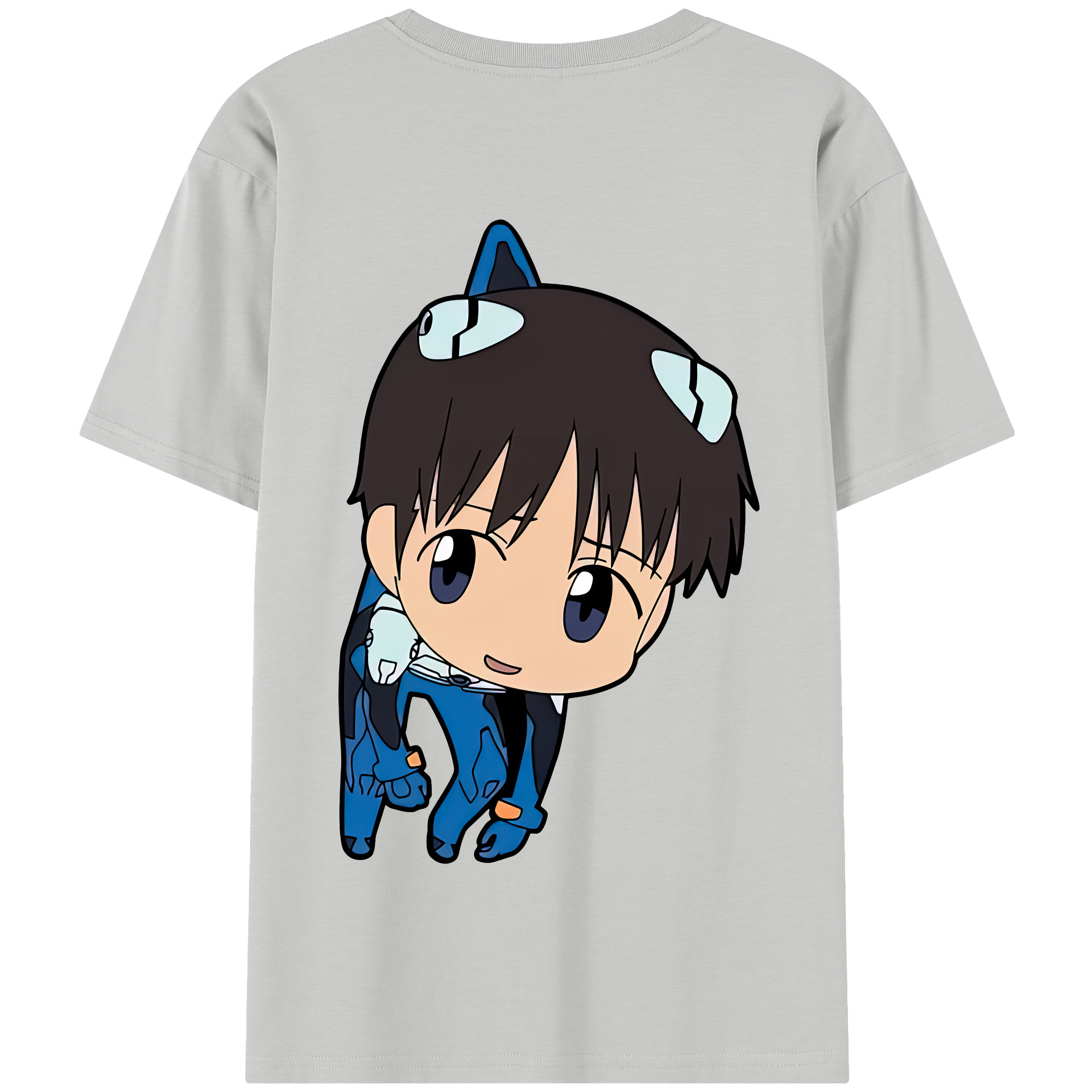 （画像用） EVA 新世紀エヴァンゲリオン 綿100％半袖Tシャツ（背面プリント）