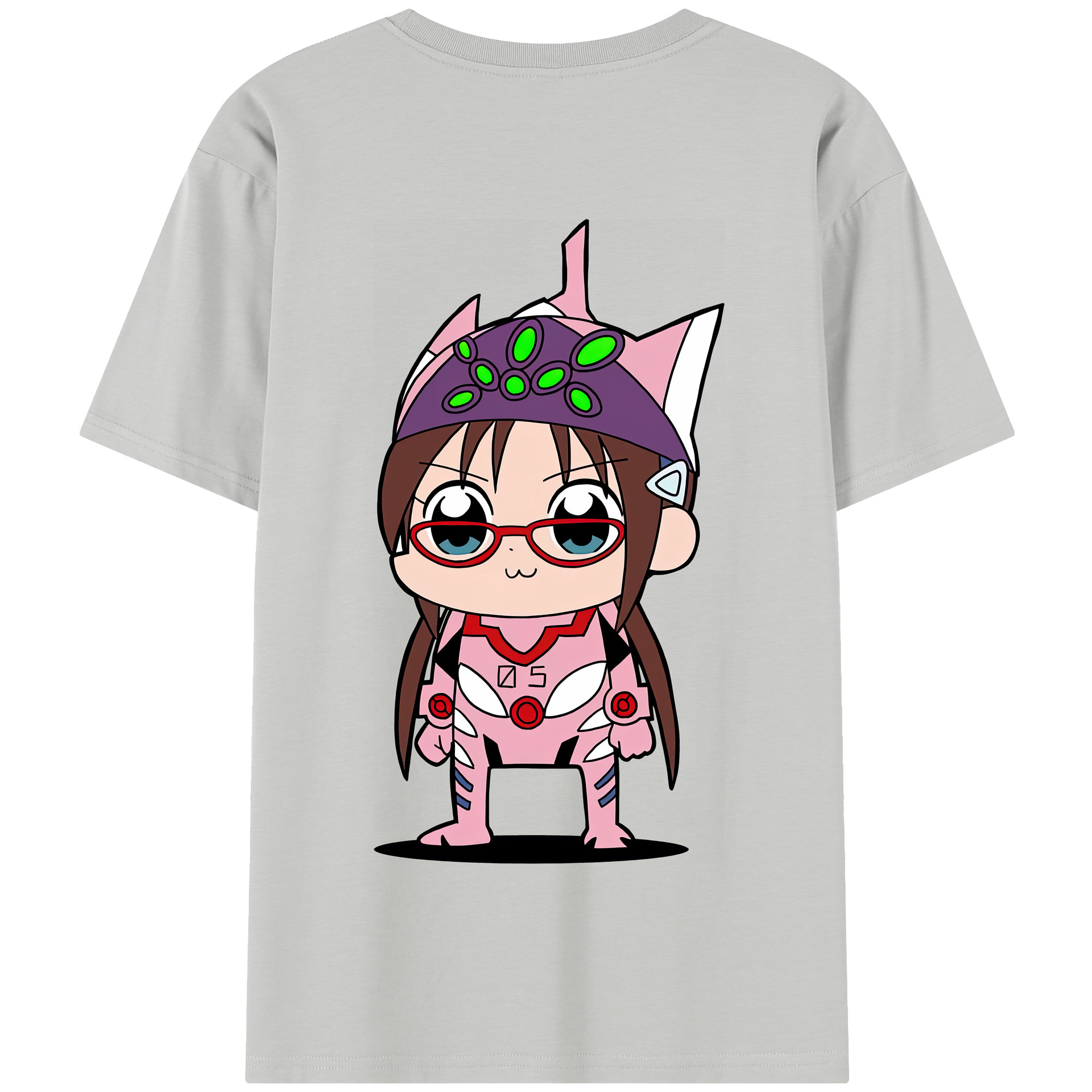 （画像用） EVA 新世紀エヴァンゲリオン 綿100％半袖Tシャツ（背面プリント）