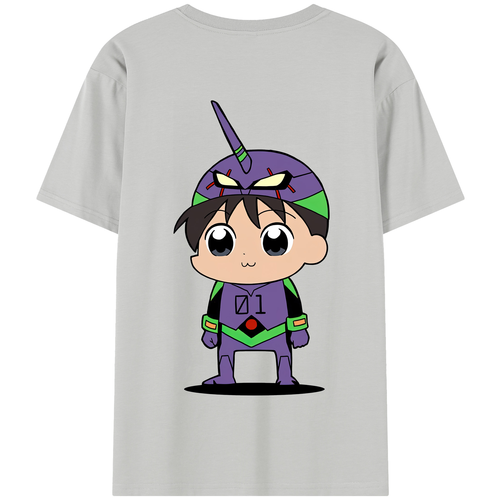 （画像用） EVA 新世紀エヴァンゲリオン 綿100％半袖Tシャツ（背面プリント）