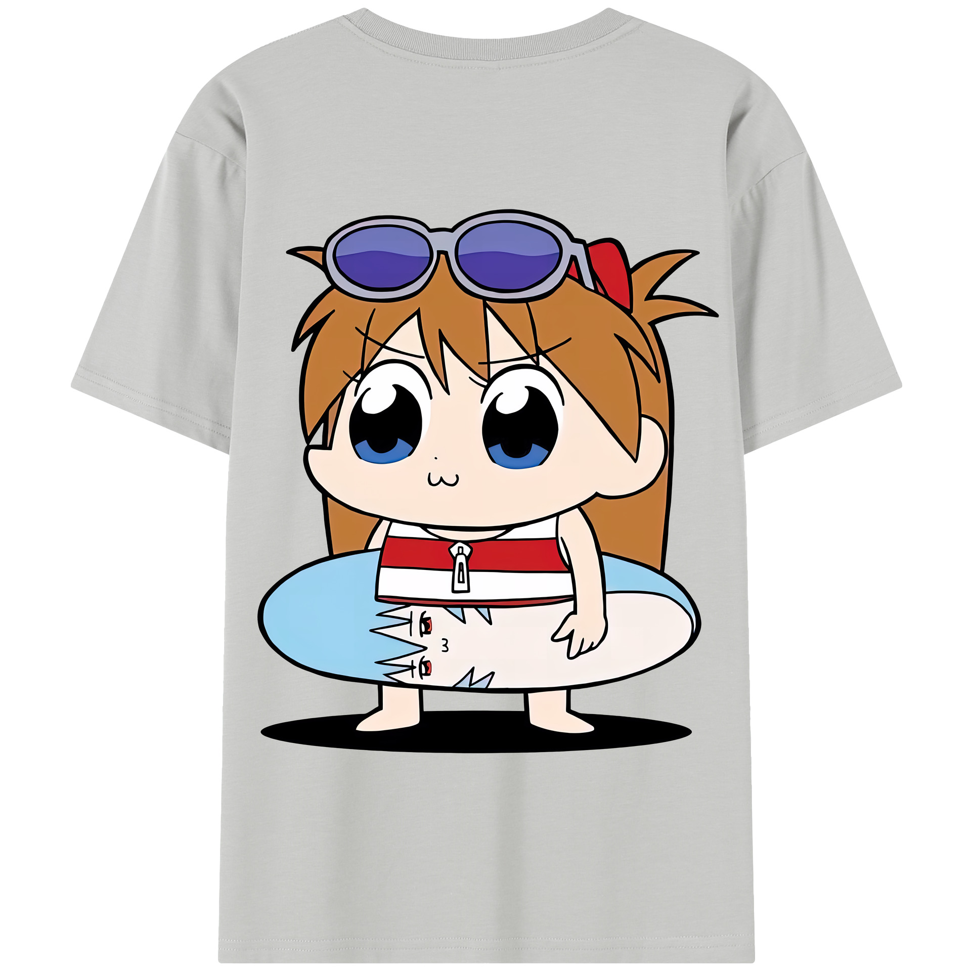 （画像用） EVA 新世紀エヴァンゲリオン 綿100％半袖Tシャツ（背面プリント）