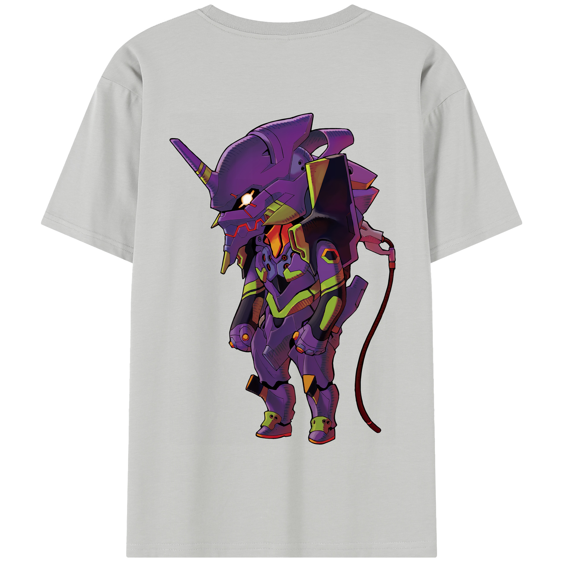 （画像用） EVA 新世紀エヴァンゲリオン 綿100％半袖Tシャツ（背面プリント）