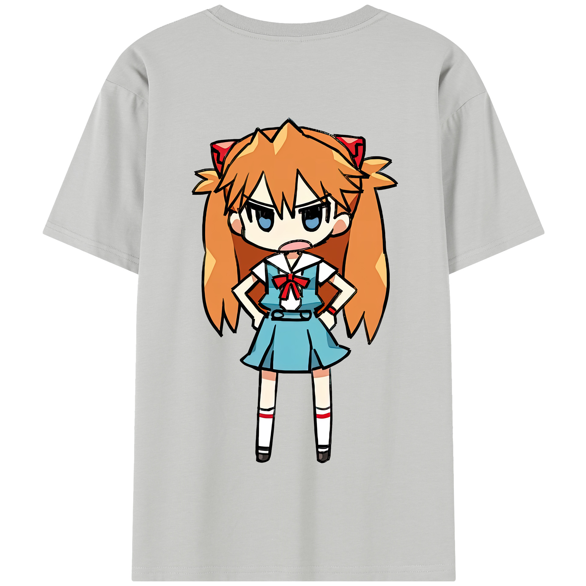 （画像用） EVA 新世紀エヴァンゲリオン 綿100％半袖Tシャツ（背面プリント）