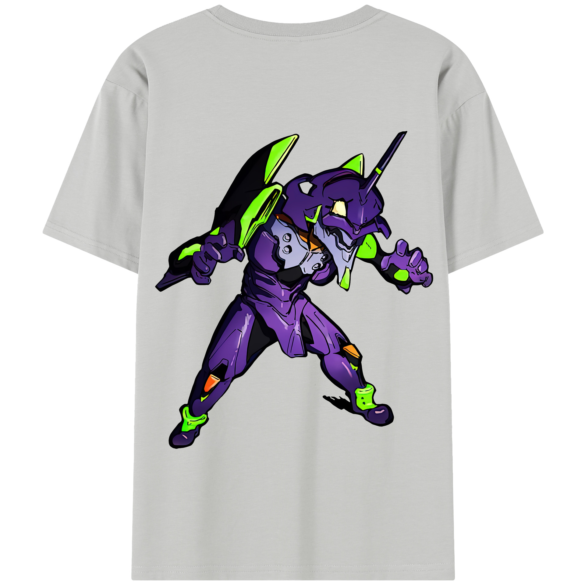 （画像用） EVA 新世紀エヴァンゲリオン 綿100％半袖Tシャツ（背面プリント）