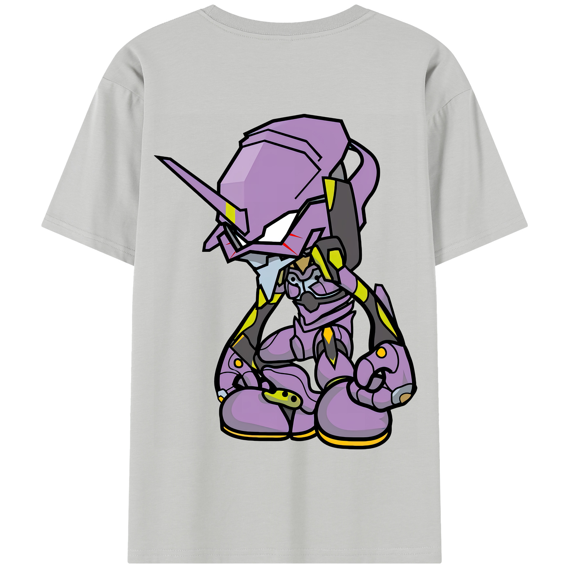（画像用） EVA 新世紀エヴァンゲリオン 綿100％半袖Tシャツ（背面プリント）