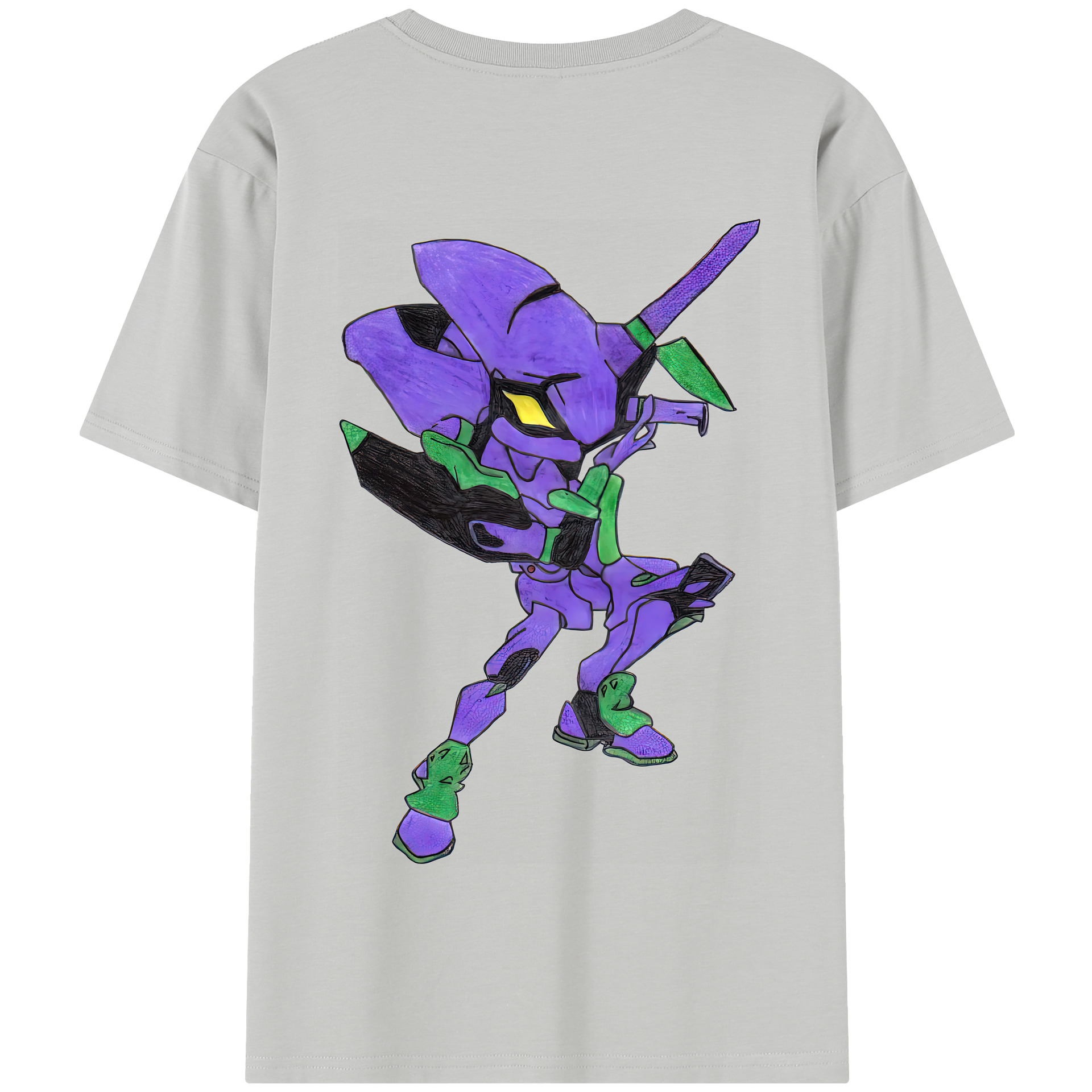 （画像用） EVA 新世紀エヴァンゲリオン 綿100％半袖Tシャツ（背面プリント）
