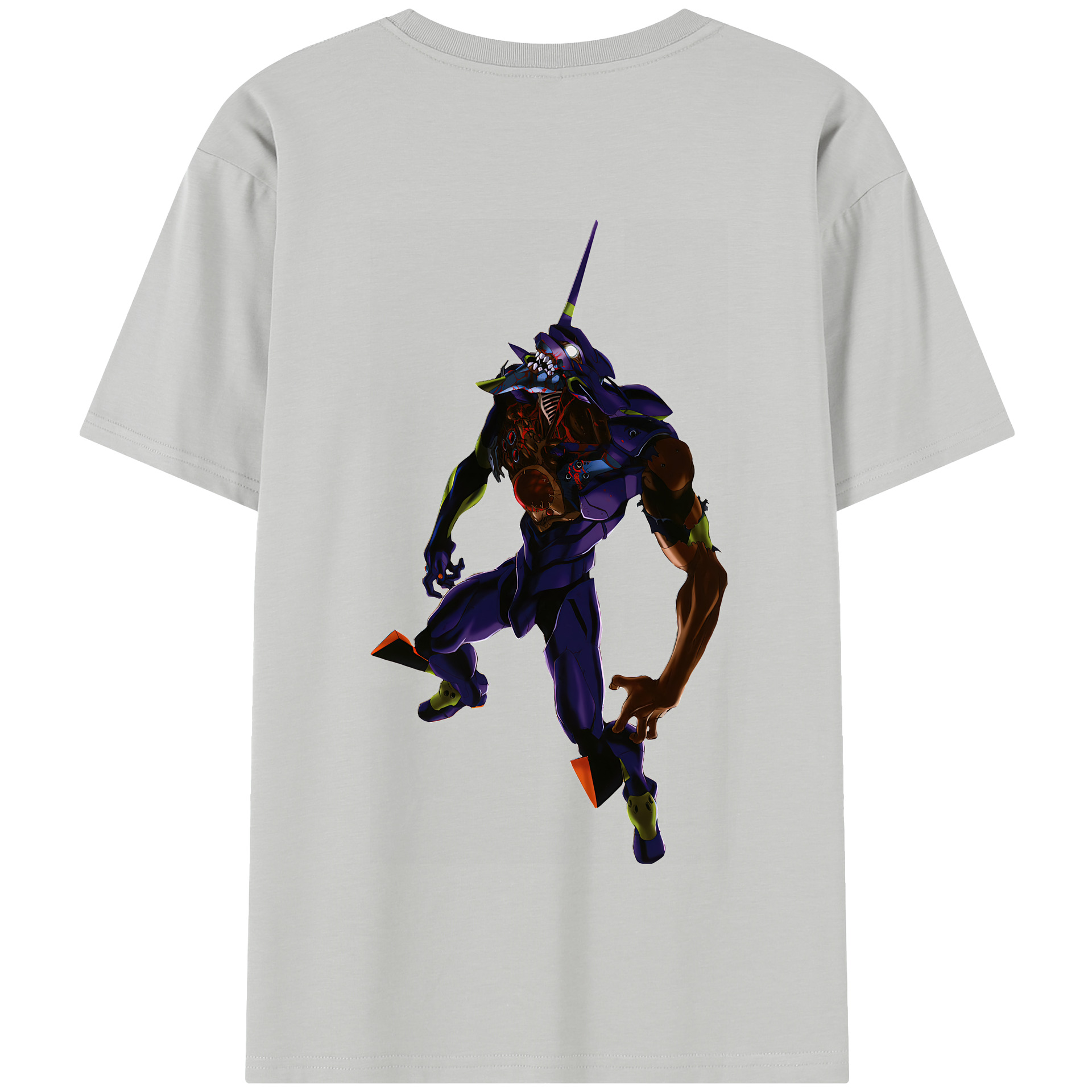 （画像用） EVA 新世紀エヴァンゲリオン 綿100％半袖Tシャツ（背面プリント）