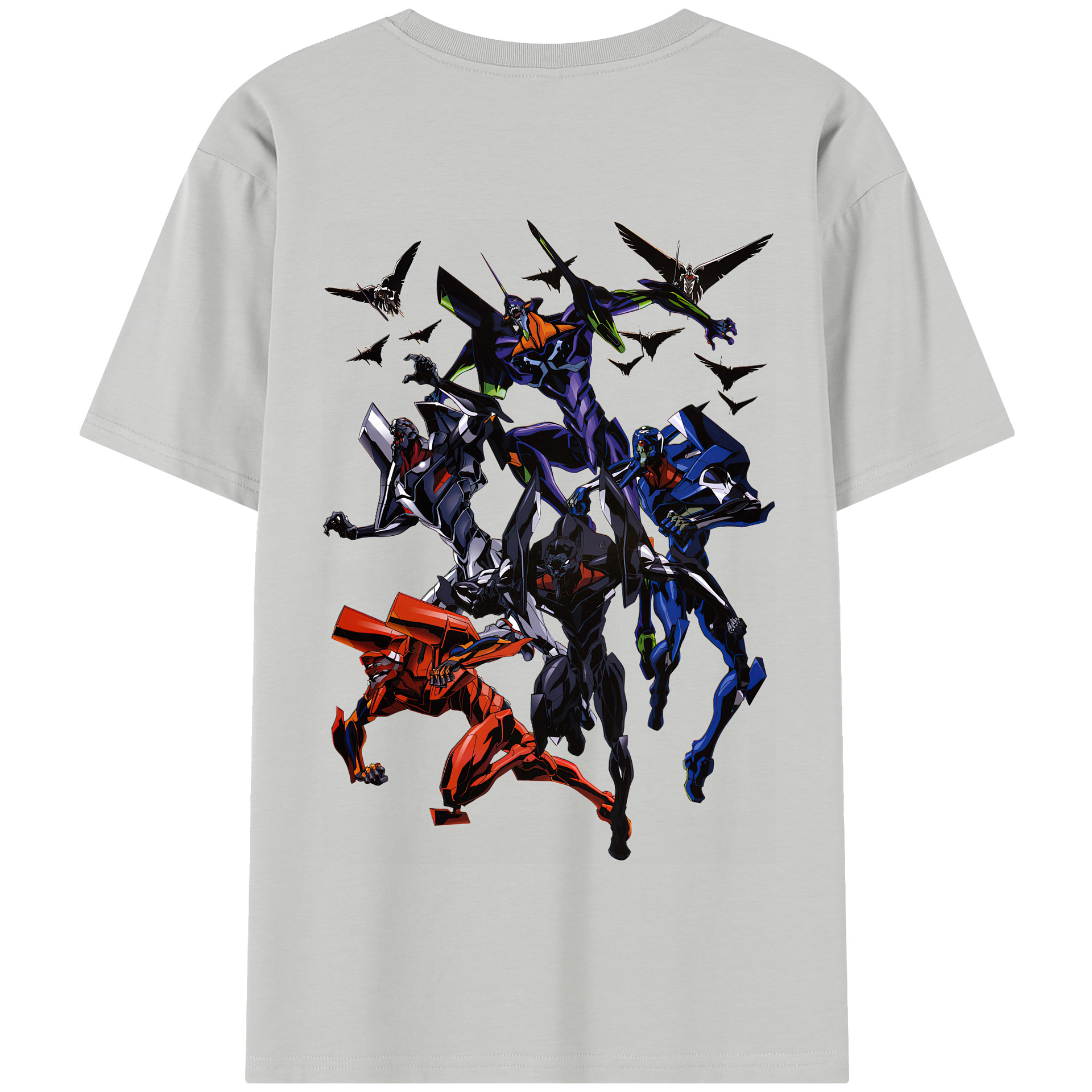 （画像用） EVA 新世紀エヴァンゲリオン 綿100％半袖Tシャツ（背面プリント）