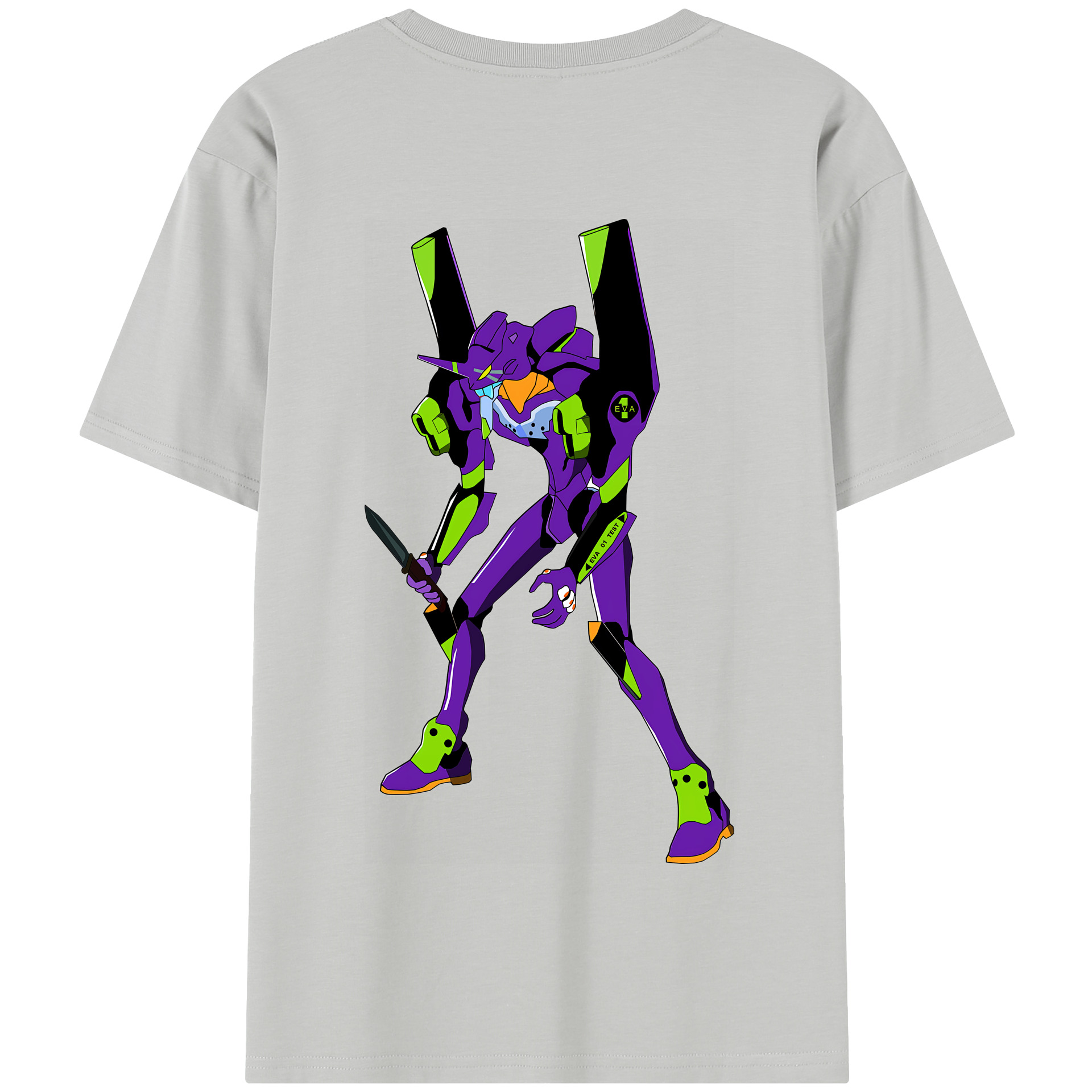 （画像用） EVA 新世紀エヴァンゲリオン 綿100％半袖Tシャツ（背面プリント）