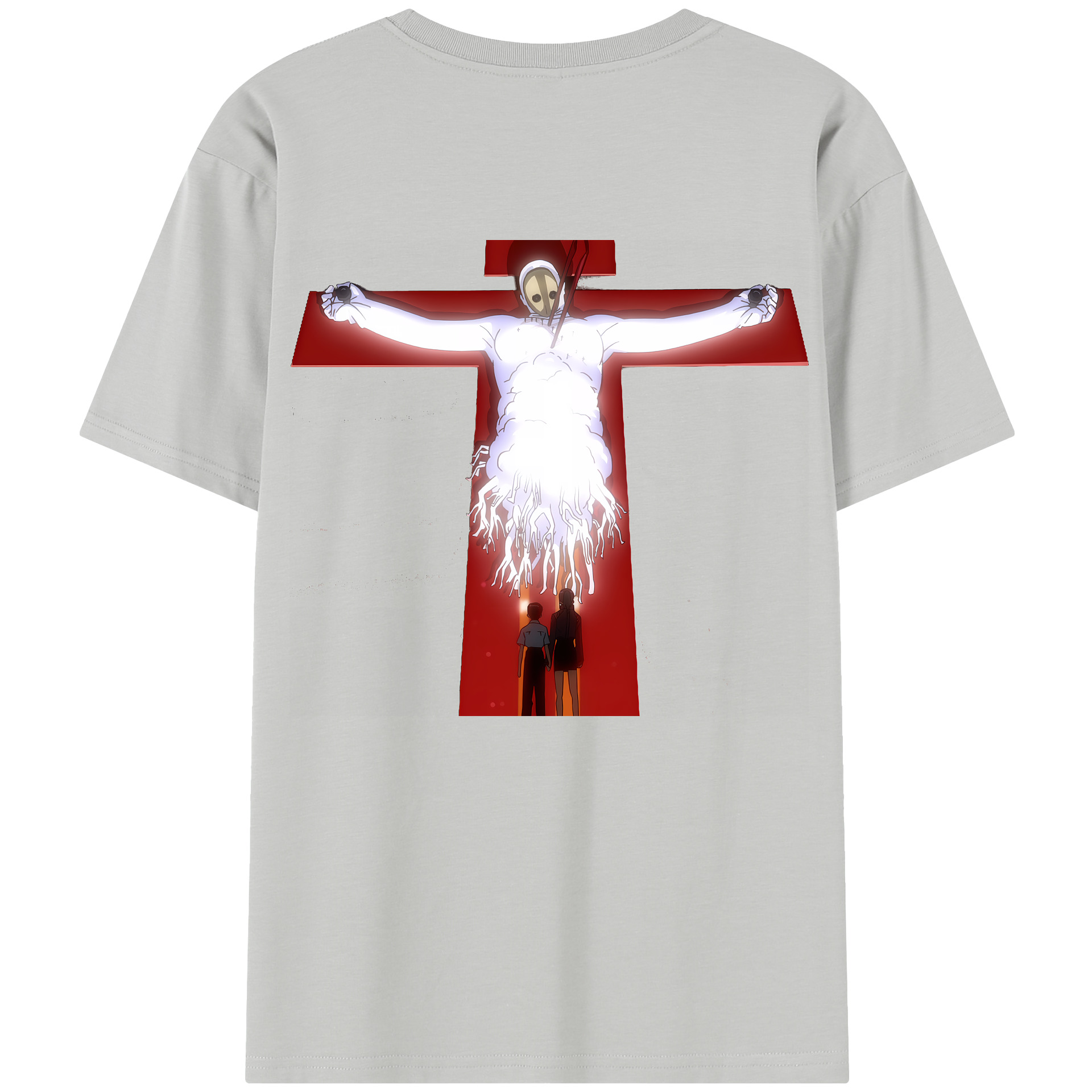 （画像用） EVA 新世紀エヴァンゲリオン 綿100％半袖Tシャツ（背面プリント）