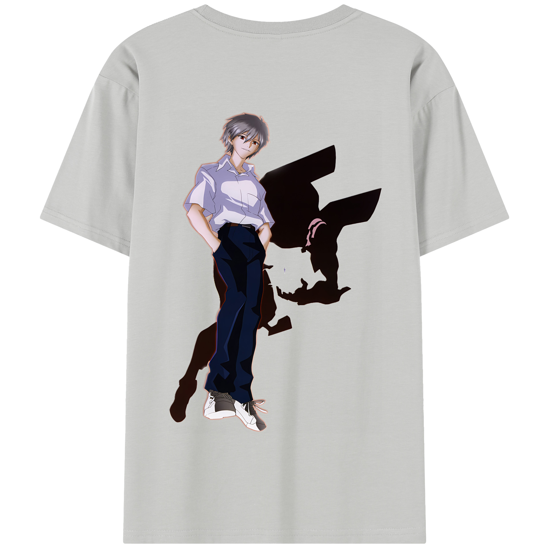 （画像用） EVA 新世紀エヴァンゲリオン 綿100％半袖Tシャツ（背面プリント）