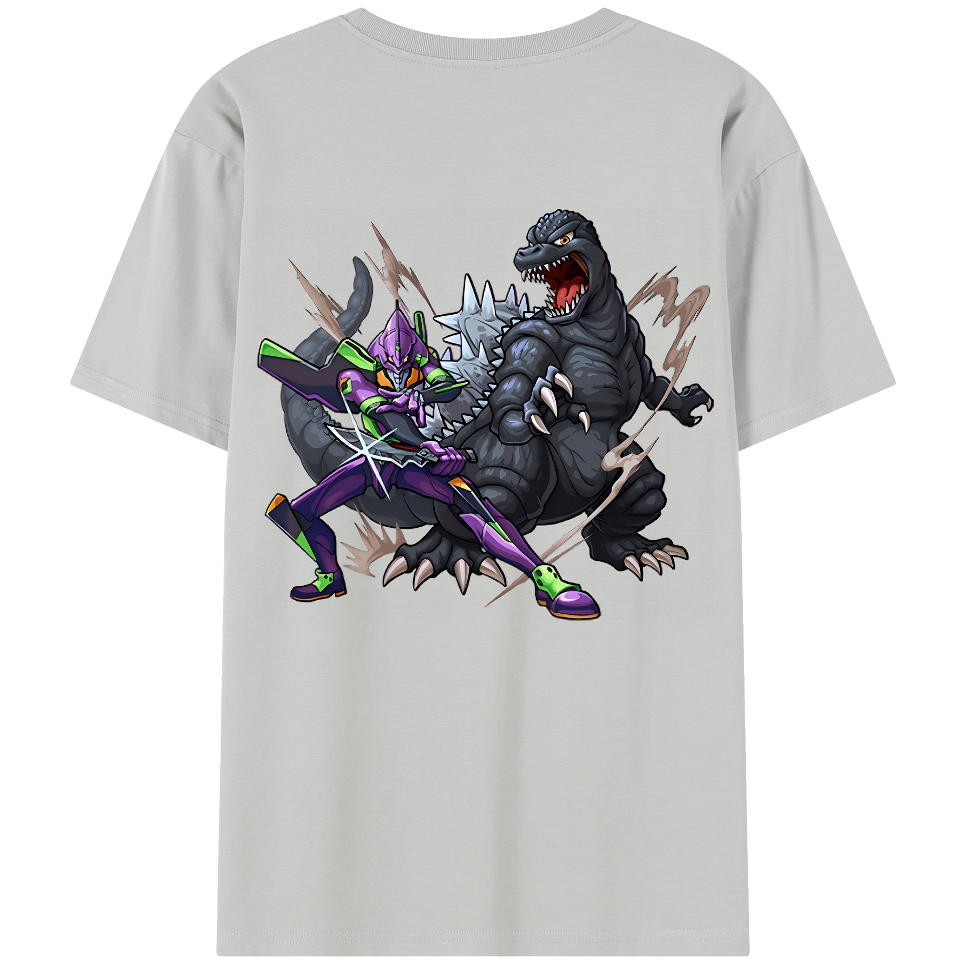 （画像用） EVA 新世紀エヴァンゲリオン 綿100％半袖Tシャツ（背面プリント）