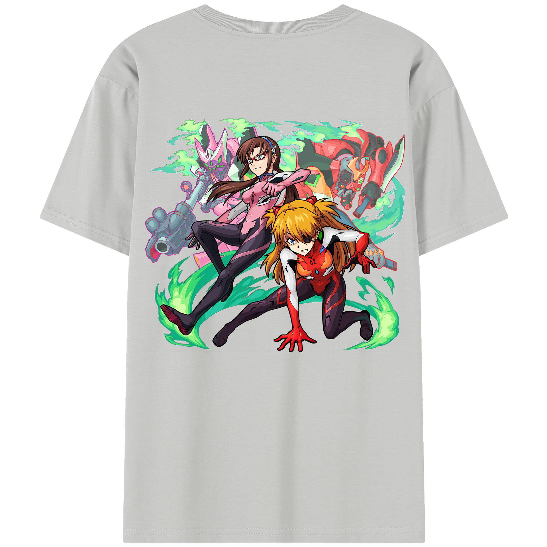 （画像用） EVA 新世紀エヴァンゲリオン 綿100％半袖Tシャツ（背面プリント）