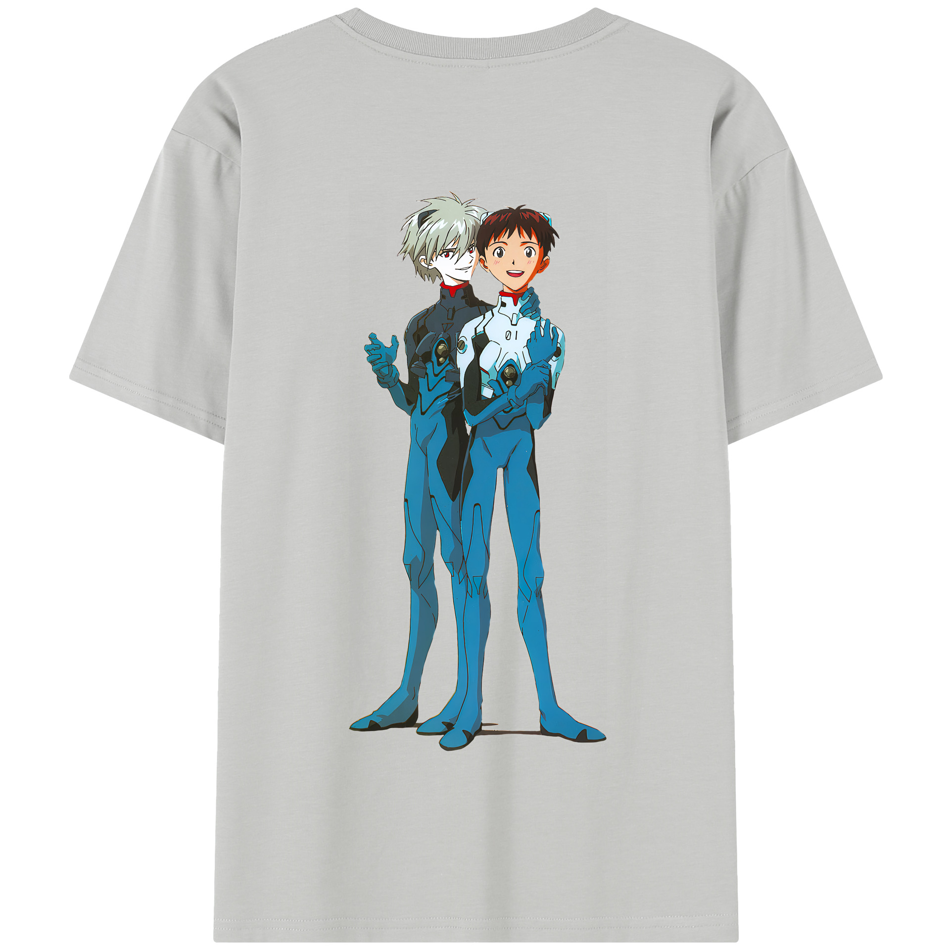 （画像用） EVA 新世紀エヴァンゲリオン 綿100％半袖Tシャツ（背面プリント）