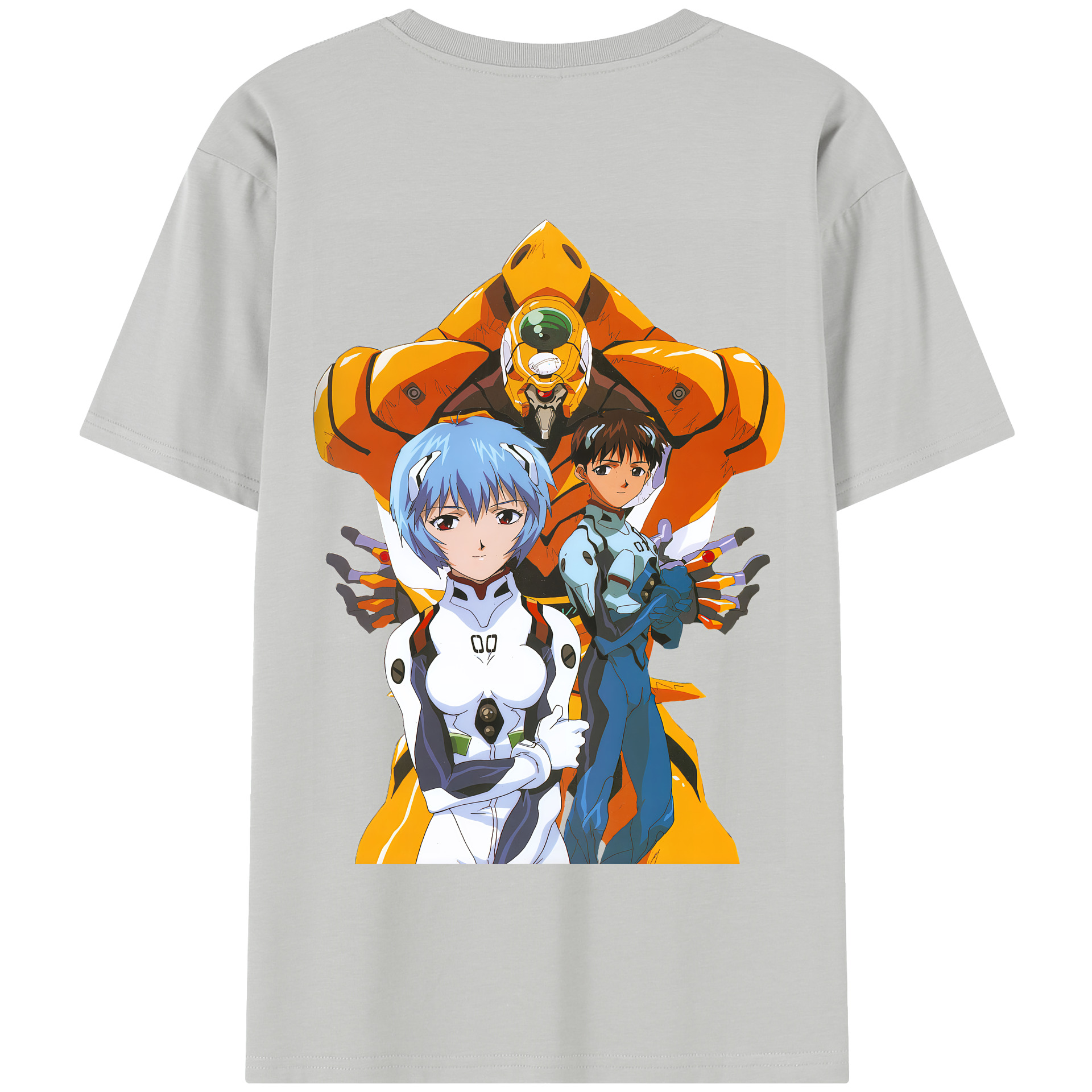 （画像用） EVA 新世紀エヴァンゲリオン 綿100％半袖Tシャツ（背面プリント）