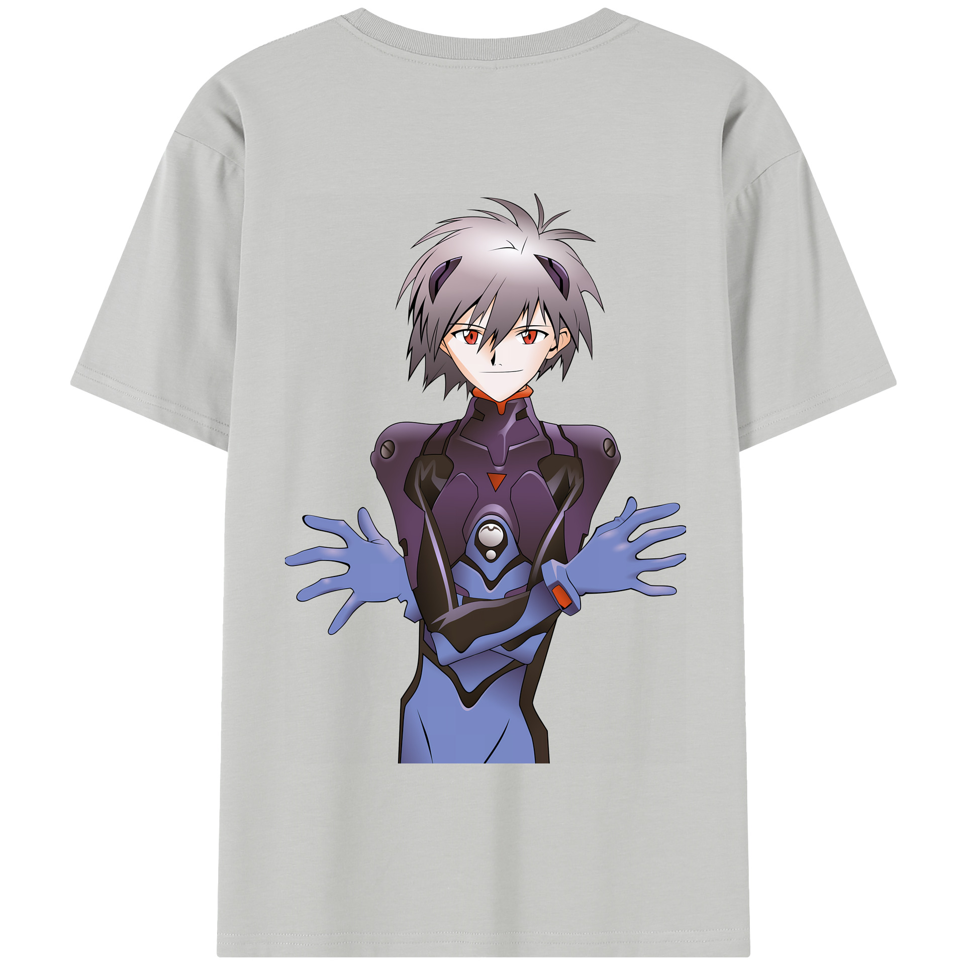（画像用） EVA 新世紀エヴァンゲリオン 綿100％半袖Tシャツ（背面プリント）