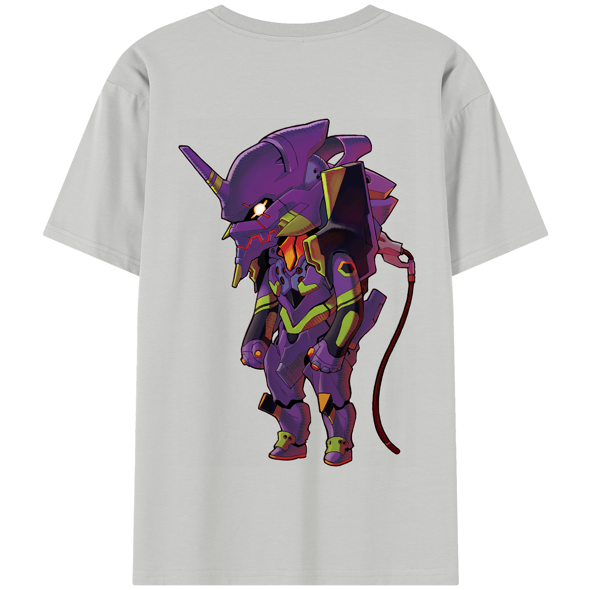 （画像用） EVA 新世紀エヴァンゲリオン 綿100％半袖Tシャツ（背面プリント）