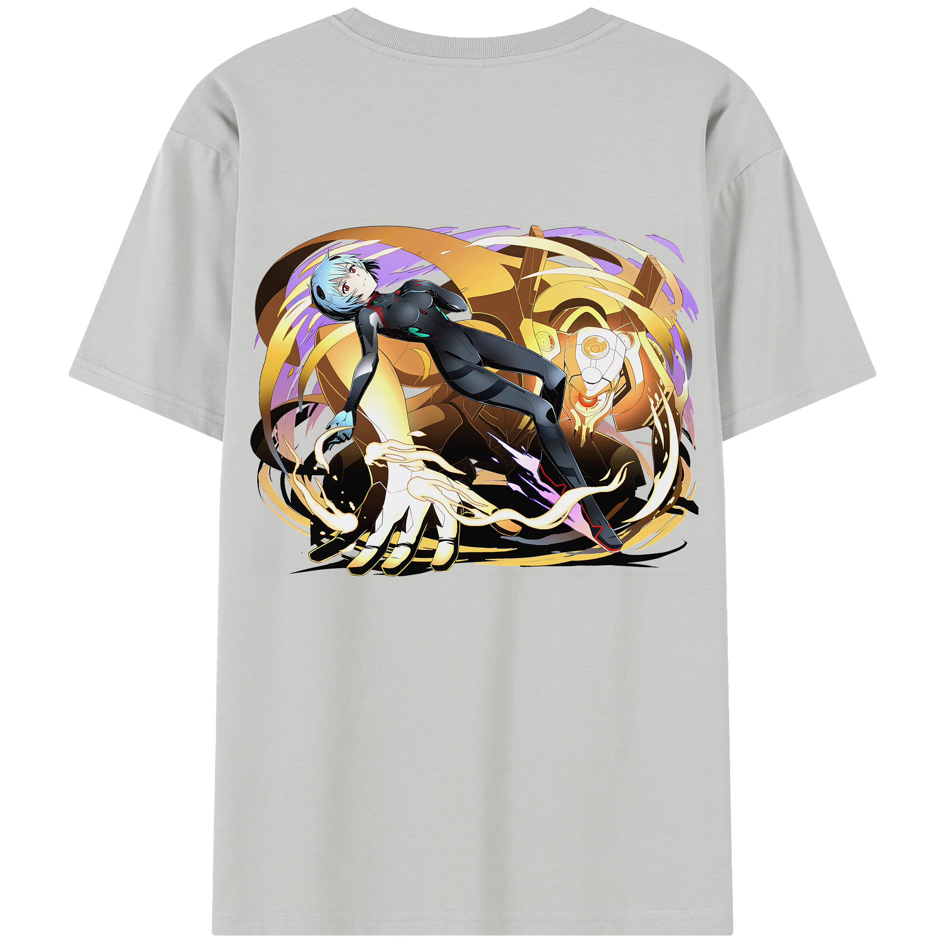 （画像用） EVA 新世紀エヴァンゲリオン 綿100％半袖Tシャツ（背面プリント）