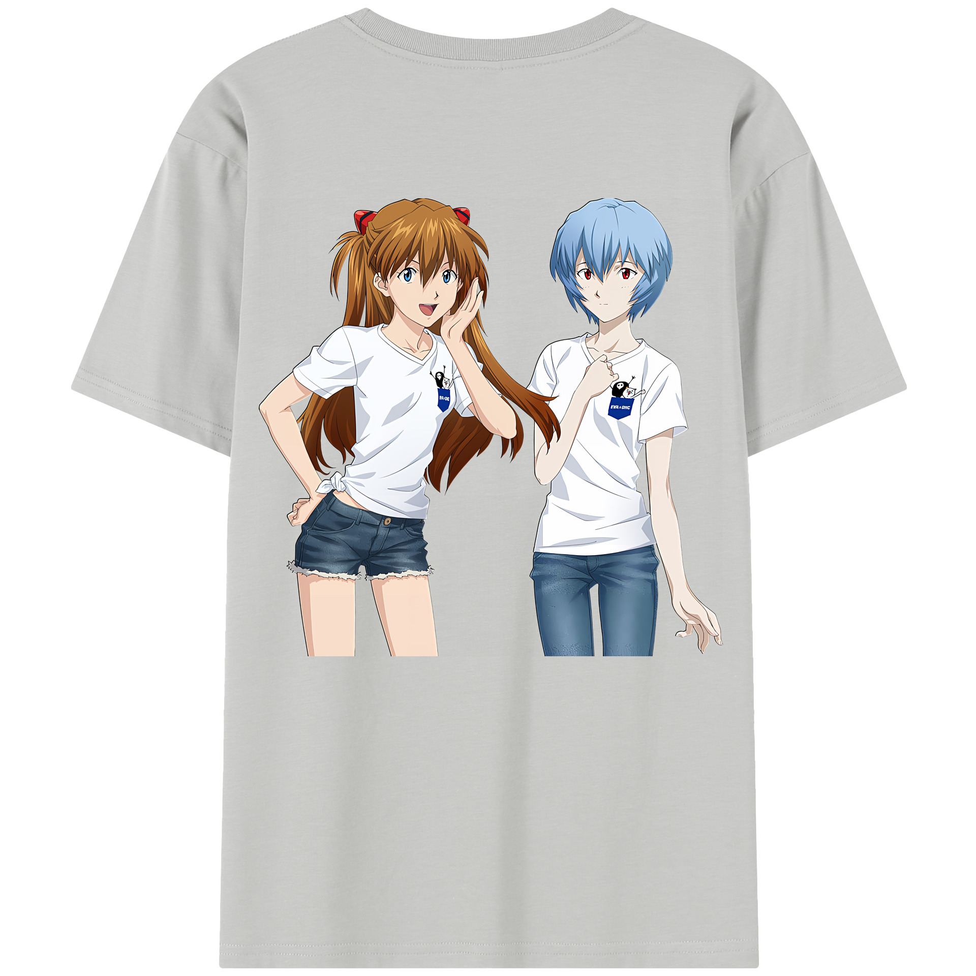 （画像用） EVA 新世紀エヴァンゲリオン 綿100％半袖Tシャツ（背面プリント）