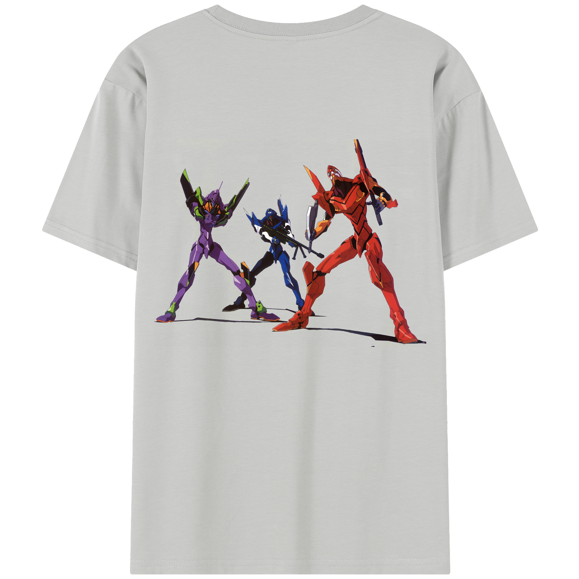 （画像用） EVA 新世紀エヴァンゲリオン 綿100％半袖Tシャツ（背面プリント）
