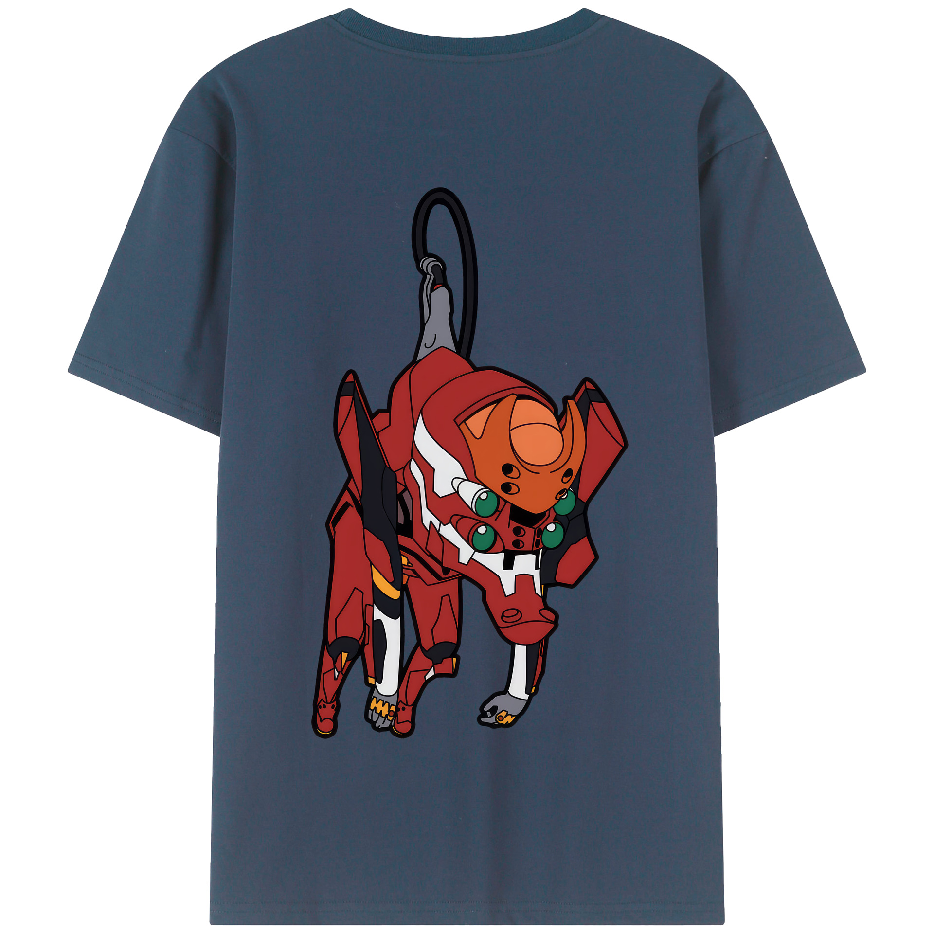 （画像用） EVA 新世紀エヴァンゲリオン 綿100％半袖Tシャツ（背面プリント）