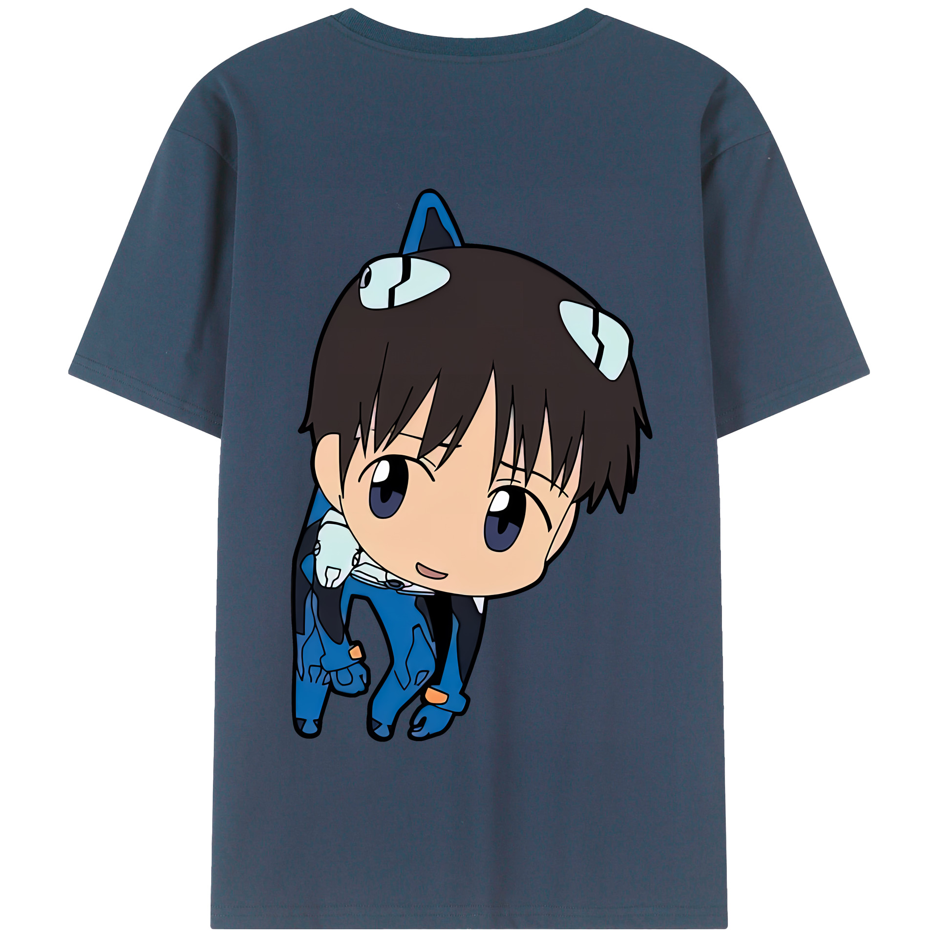 （画像用） EVA 新世紀エヴァンゲリオン 綿100％半袖Tシャツ（背面プリント）