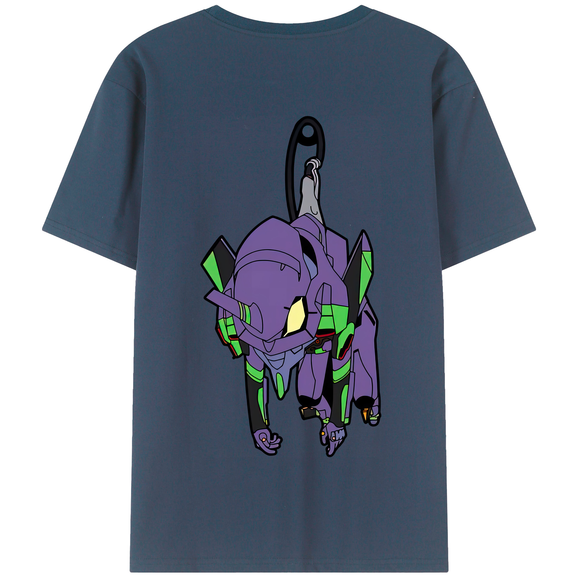 （画像用） EVA 新世紀エヴァンゲリオン 綿100％半袖Tシャツ（背面プリント）