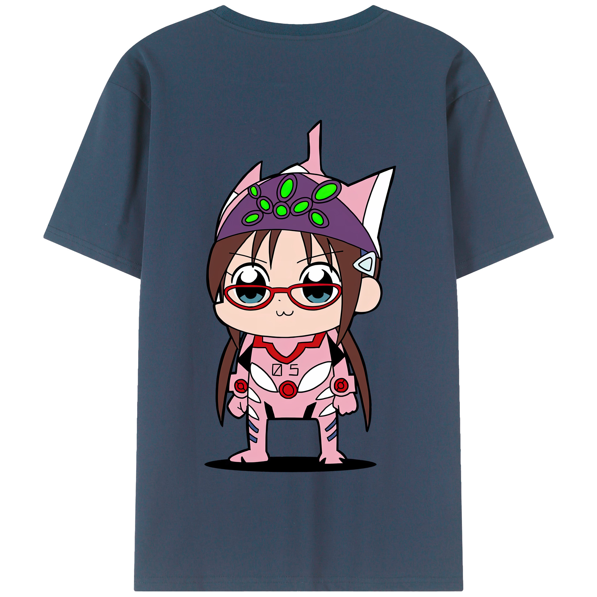 （画像用） EVA 新世紀エヴァンゲリオン 綿100％半袖Tシャツ（背面プリント）