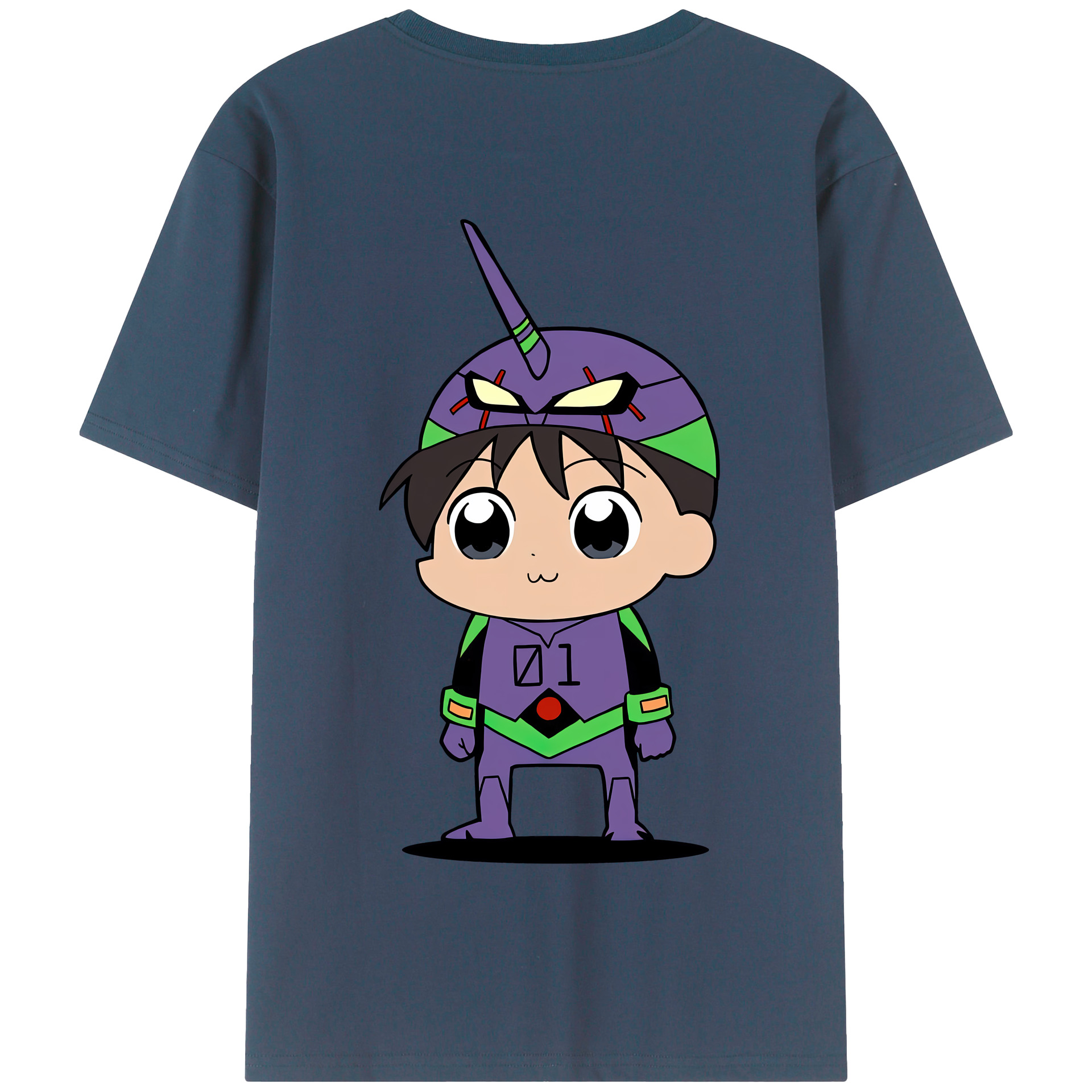 （画像用） EVA 新世紀エヴァンゲリオン 綿100％半袖Tシャツ（背面プリント）