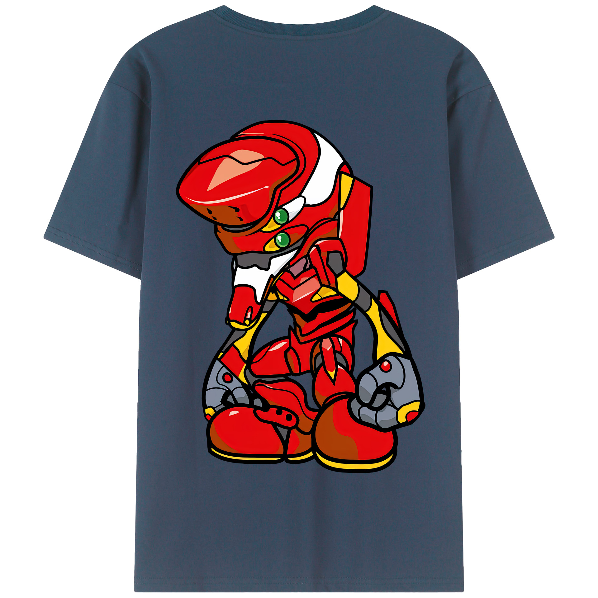 （画像用） EVA 新世紀エヴァンゲリオン 綿100％半袖Tシャツ（背面プリント）