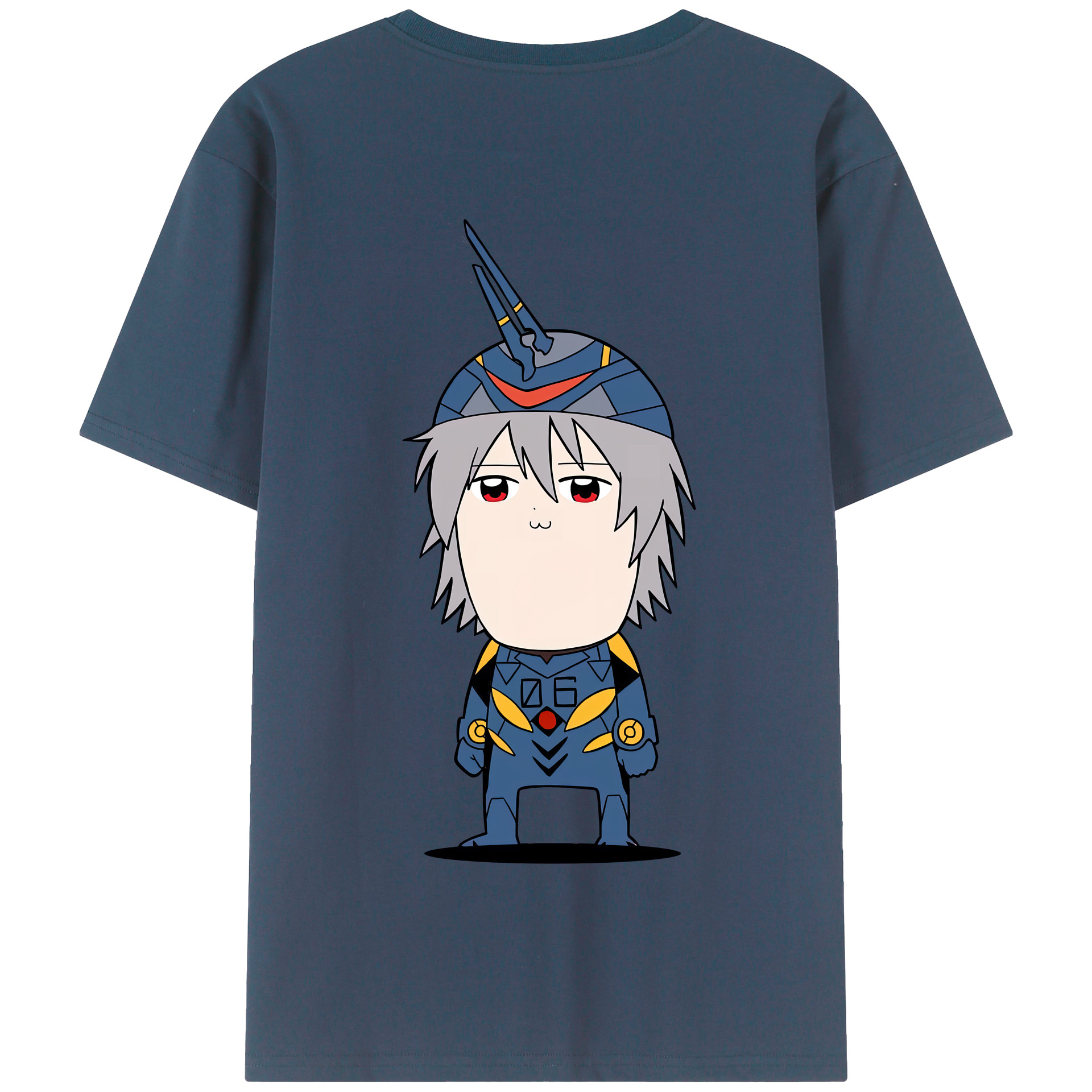 （画像用） EVA 新世紀エヴァンゲリオン 綿100％半袖Tシャツ（背面プリント）