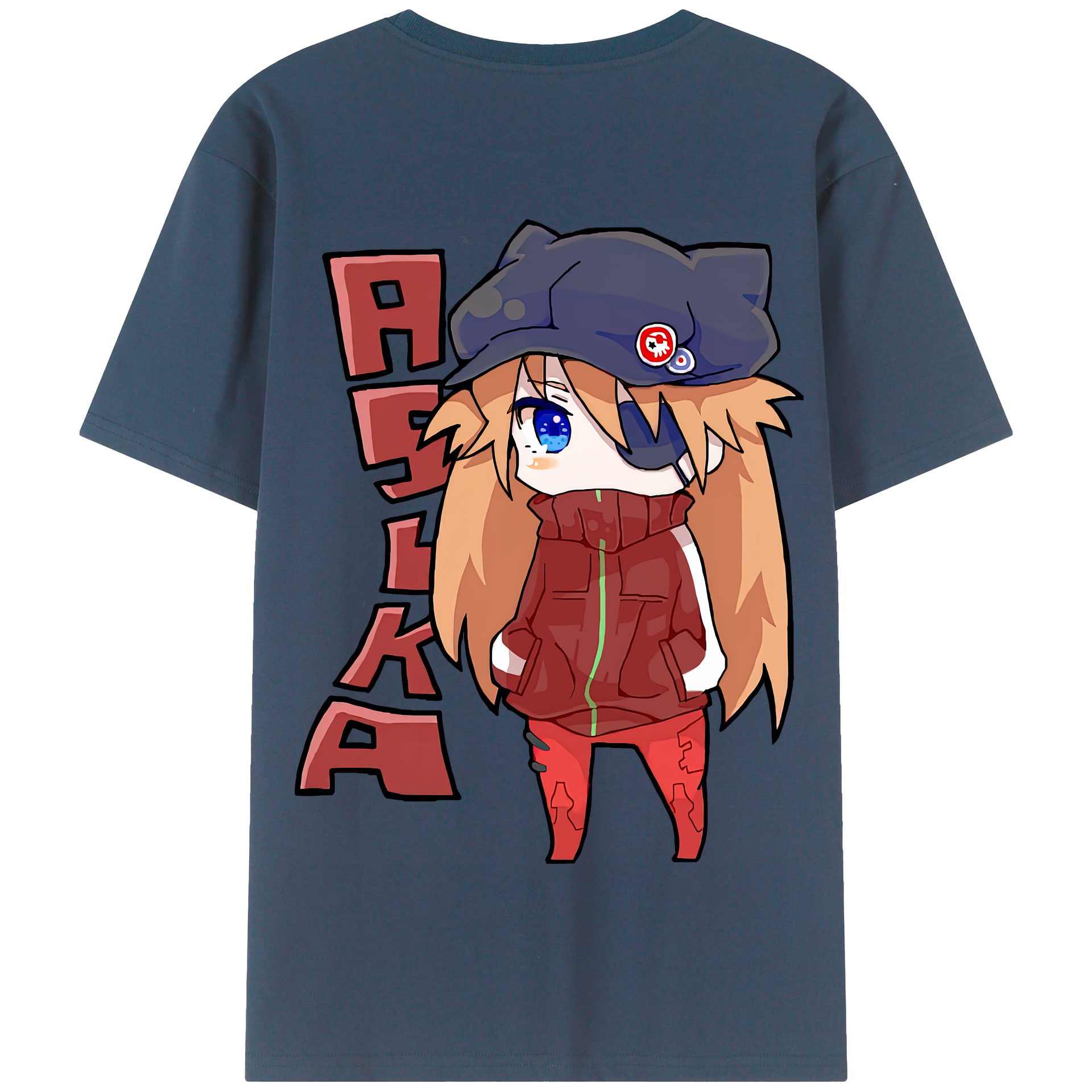 （画像用） EVA 新世紀エヴァンゲリオン 綿100％半袖Tシャツ（背面プリント）