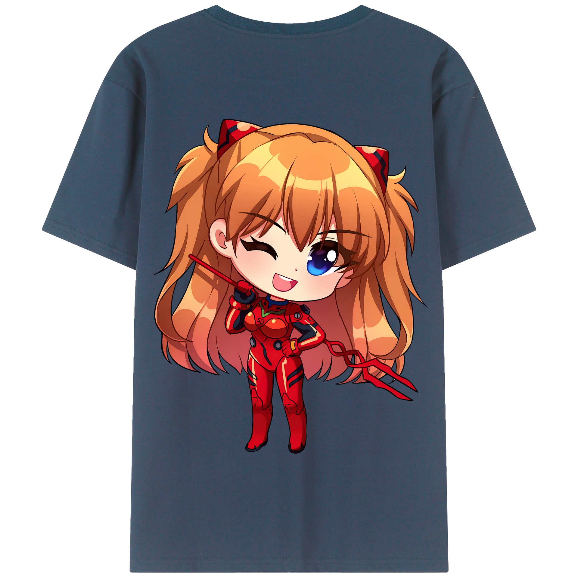（画像用） EVA 新世紀エヴァンゲリオン 綿100％半袖Tシャツ（背面プリント）