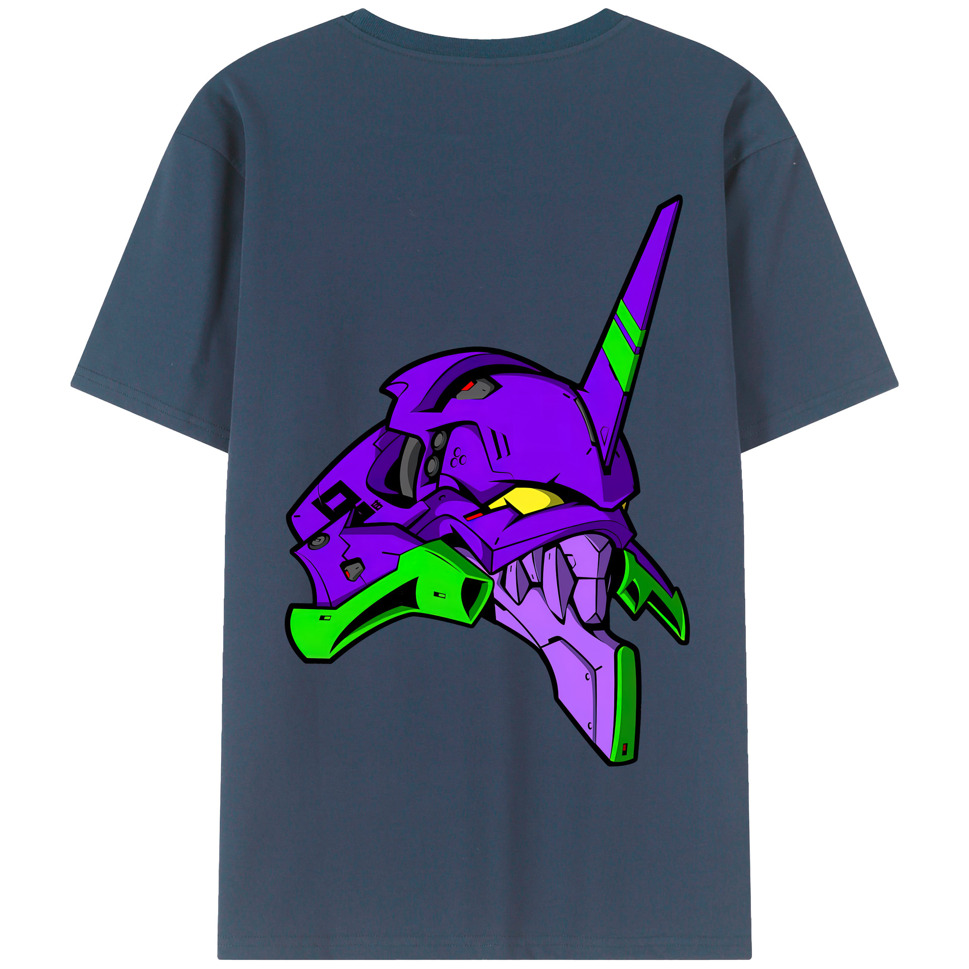 （画像用） EVA 新世紀エヴァンゲリオン 綿100％半袖Tシャツ（背面プリント）